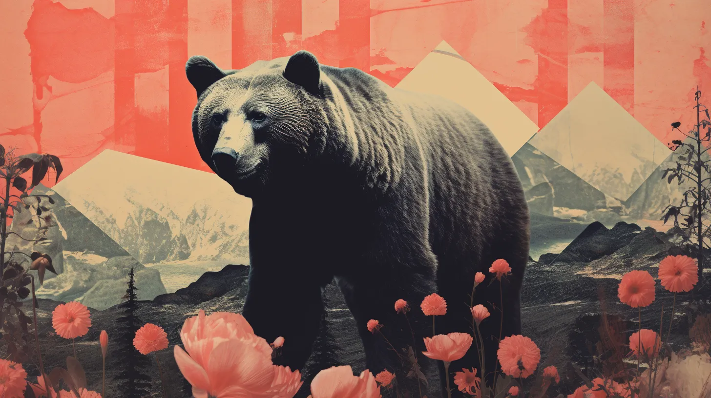 bear aesthetic collage