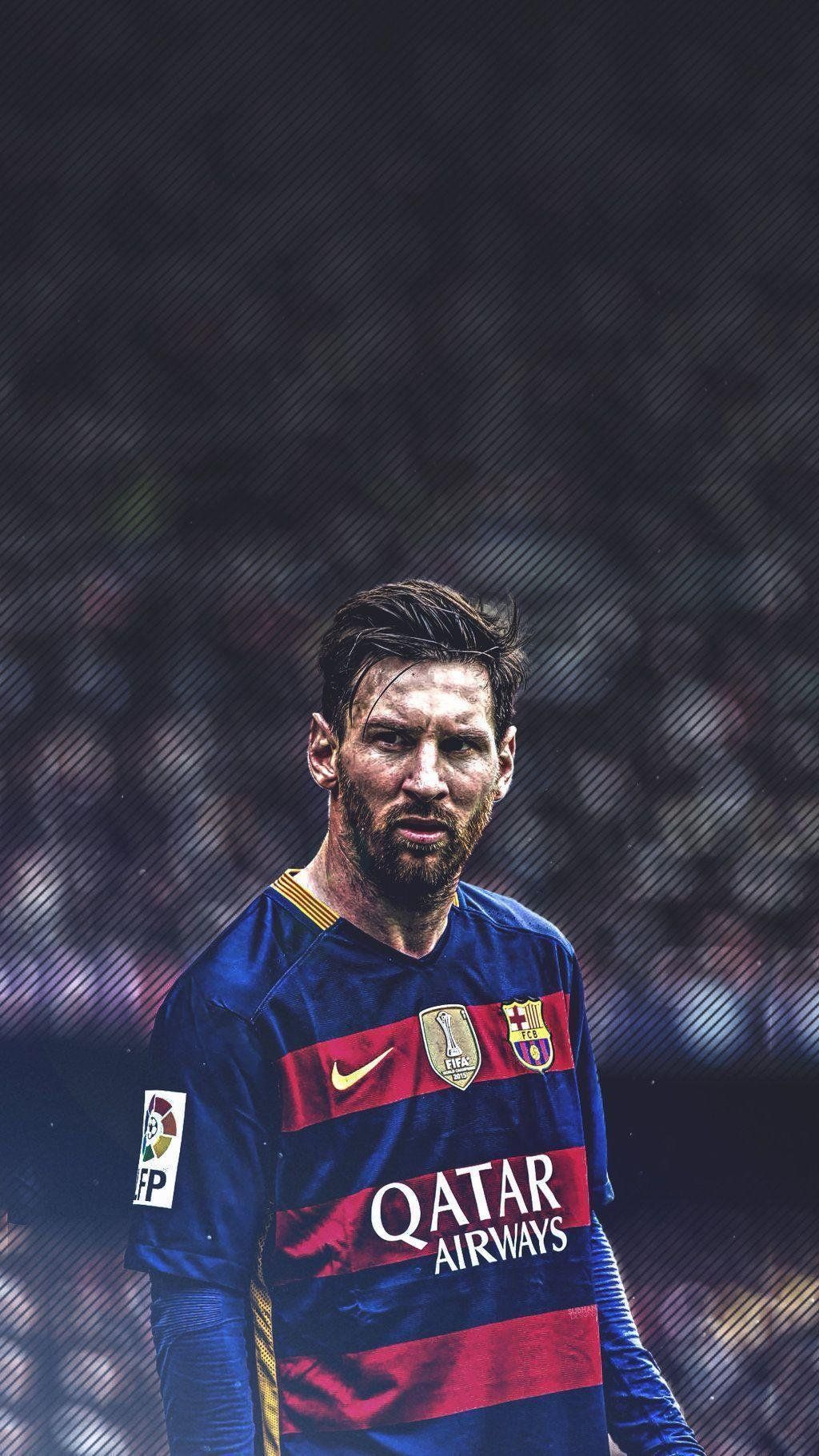 Lionel Messi wallpaper for iPhone with resolution 1080X1920 pixel. You can make this wallpaper for your iPhone 5, 6, 7, 8, X backgrounds, Mobile Screensaver, or iPad Lock Screen - Messi