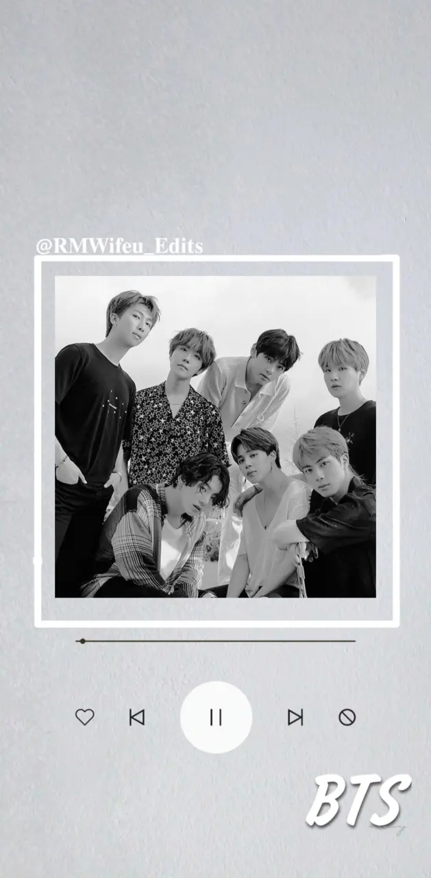 A black and white photo of bts - Gray