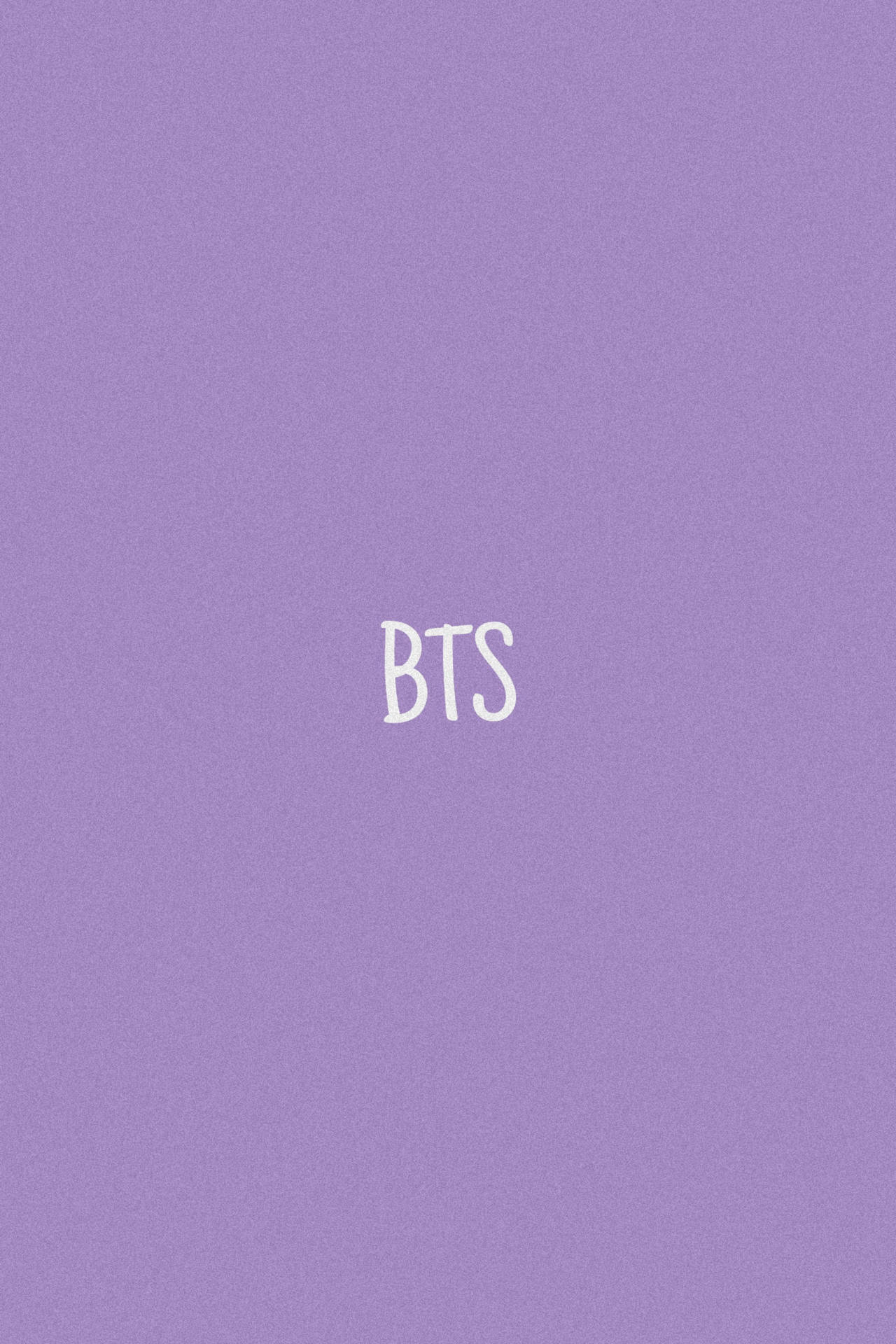 A purple background with the letters BTS in white - Purple, cute purple