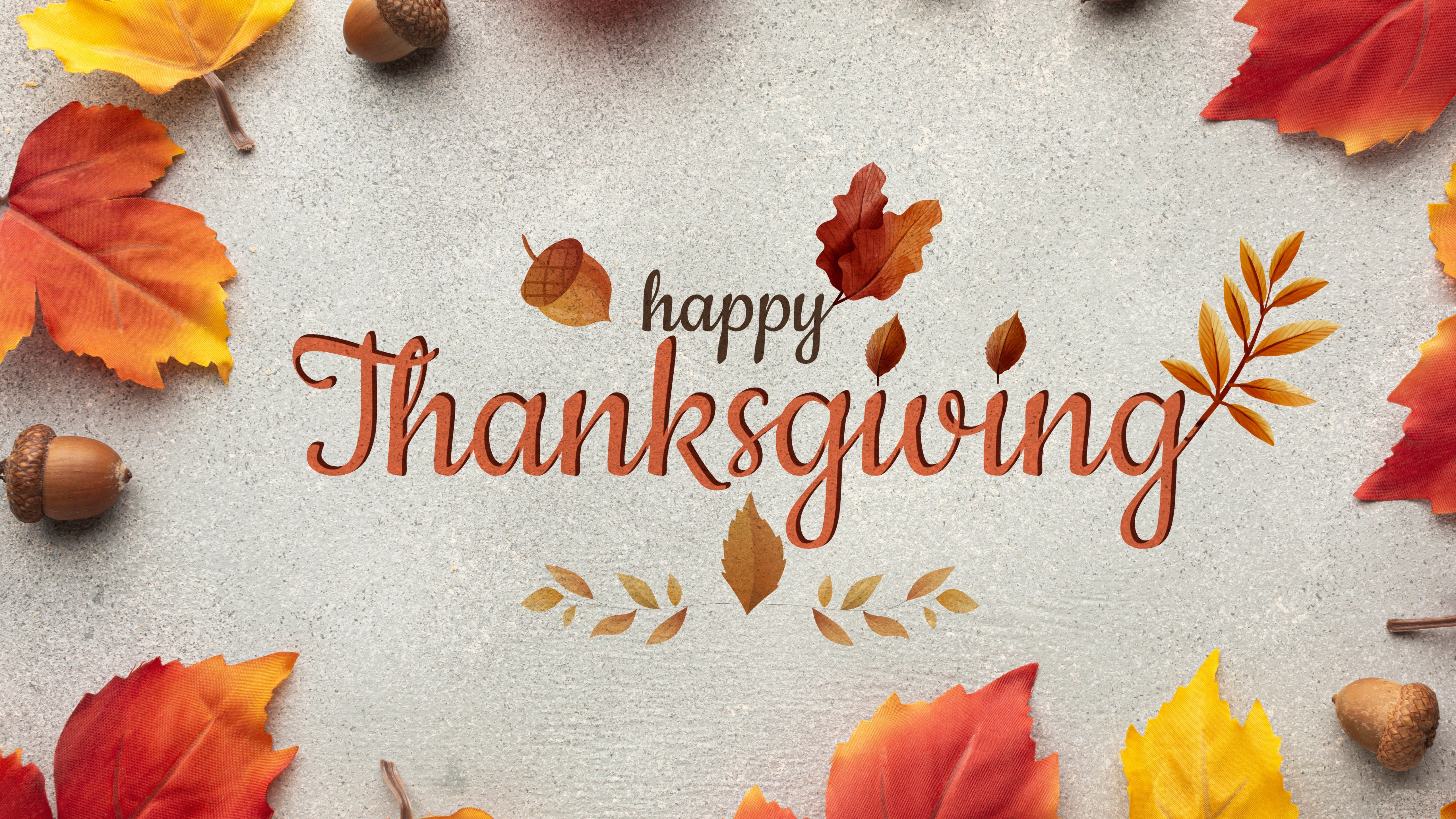 Happy Thanksgiving Wallpaper 4K, 5K, Thanksgiving Day