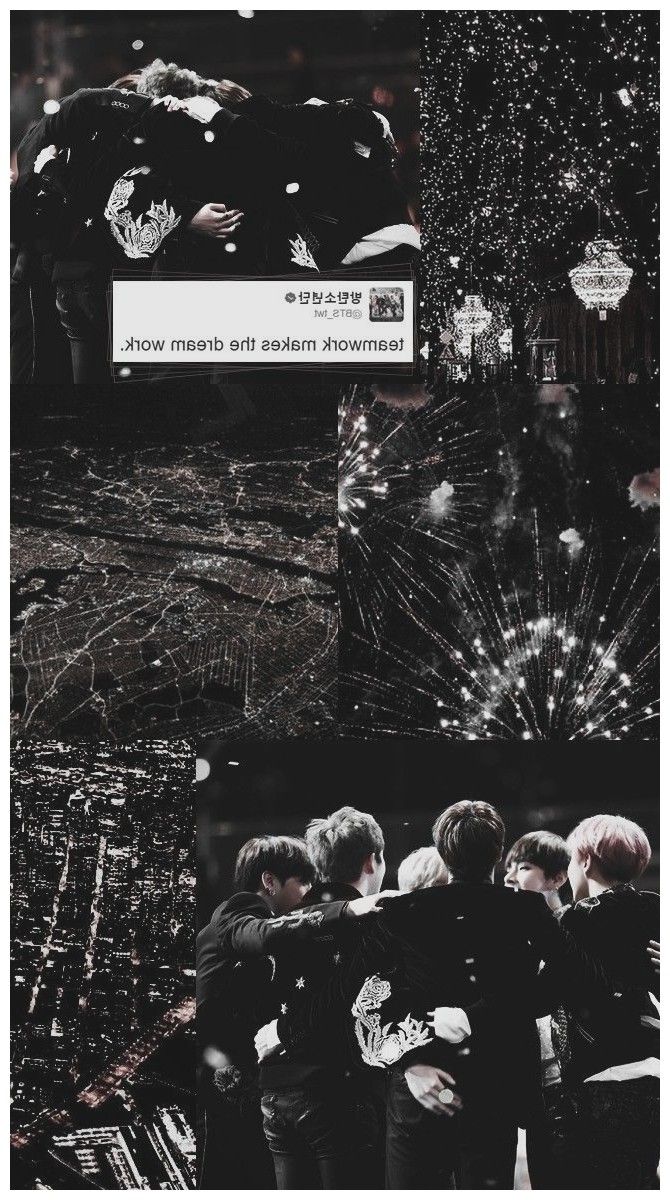 A collage of pictures with black and white - BTS, Jungkook