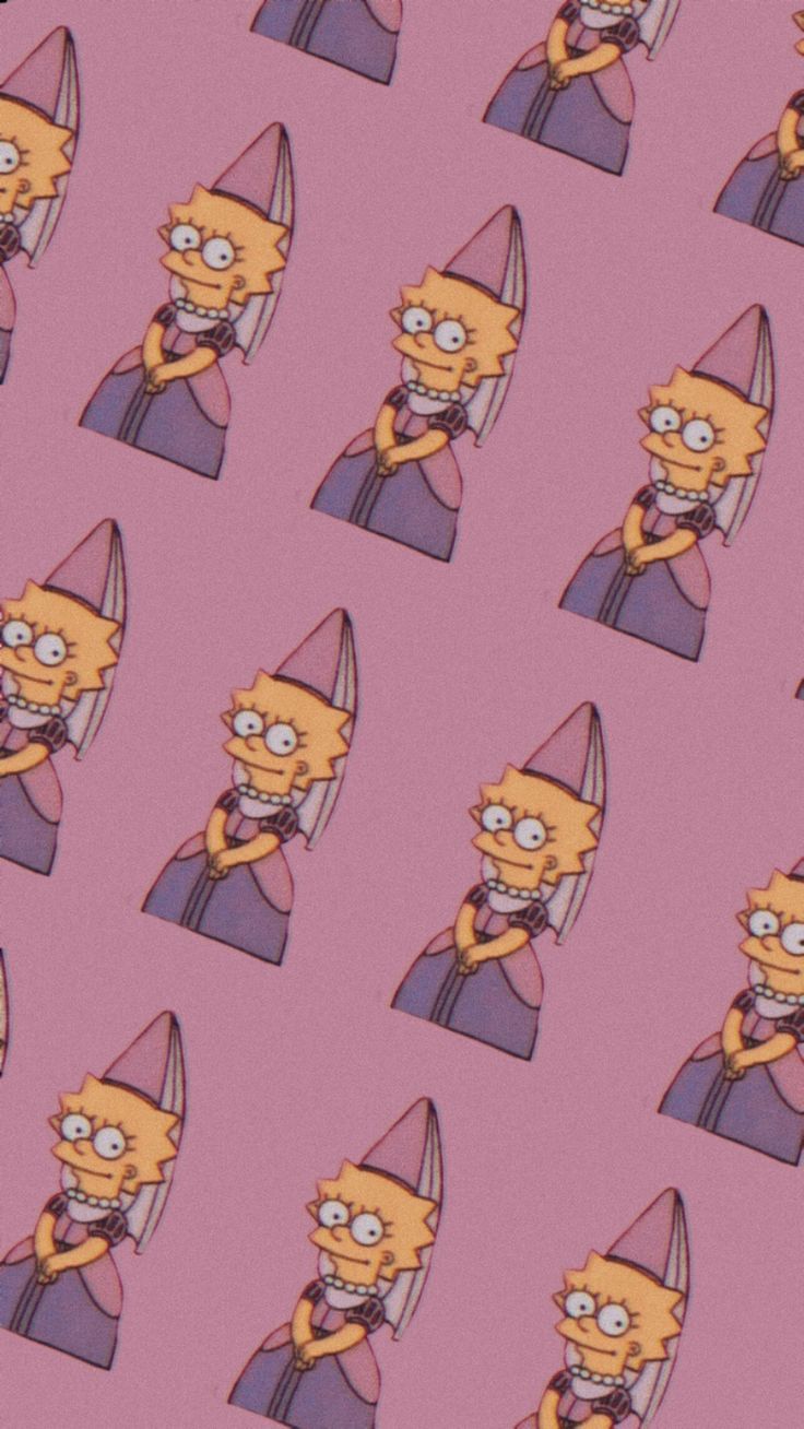 The Simpsons Maggie Simpson wallpaper for iPhone and Android - Lisa Simpson