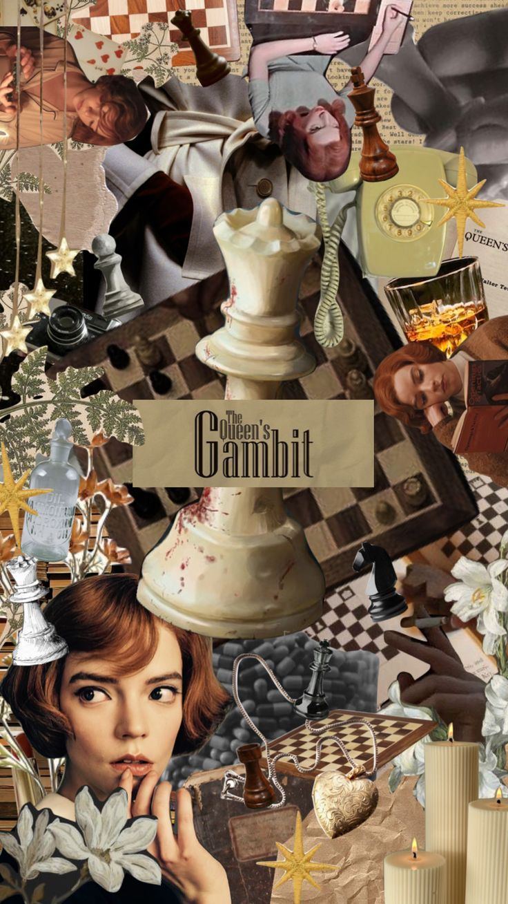 ♟ #thequeensgambit #queensgambit #anyataylorjoy #anya #moodboard #collage # aesthetic #vintage #darkacademia. The queen's gambit, Queen's gambit, Anya taylor joy