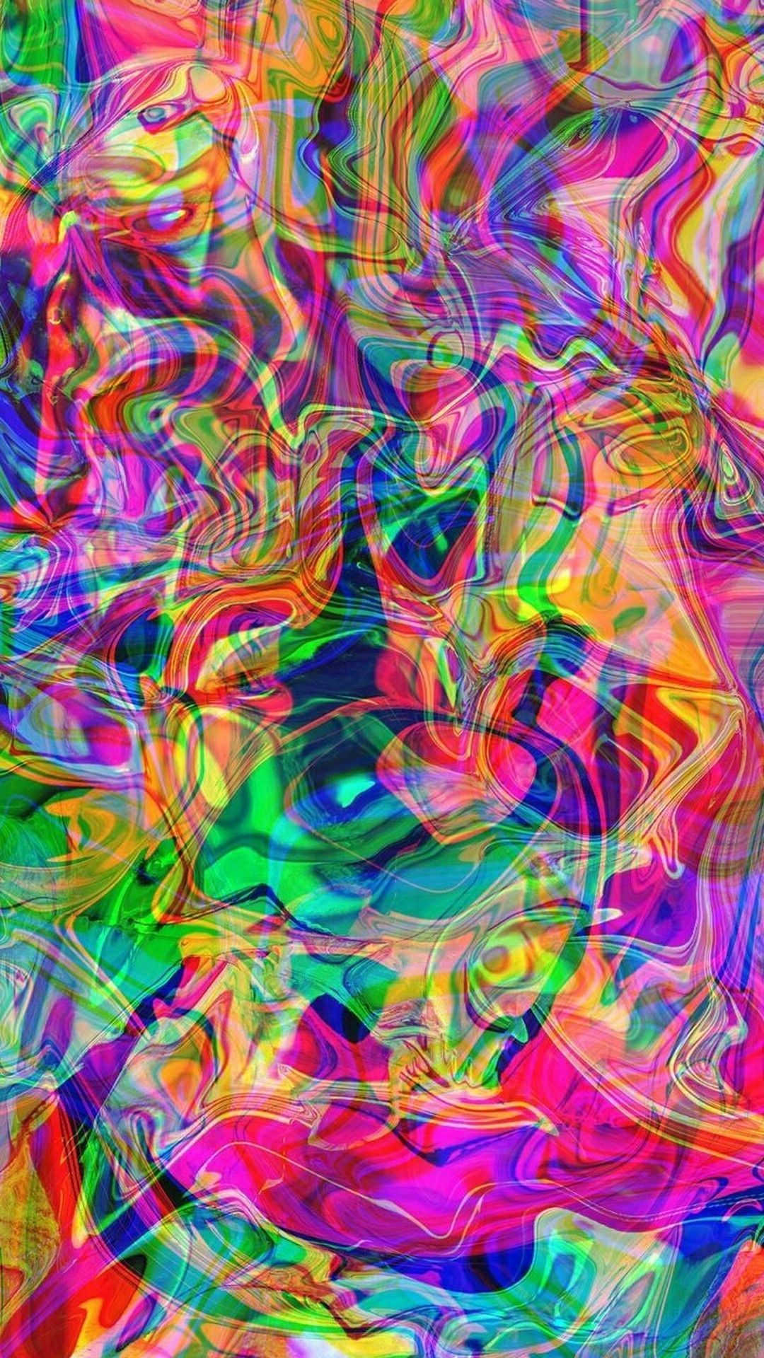 A colorful abstract background image - Psychedelic