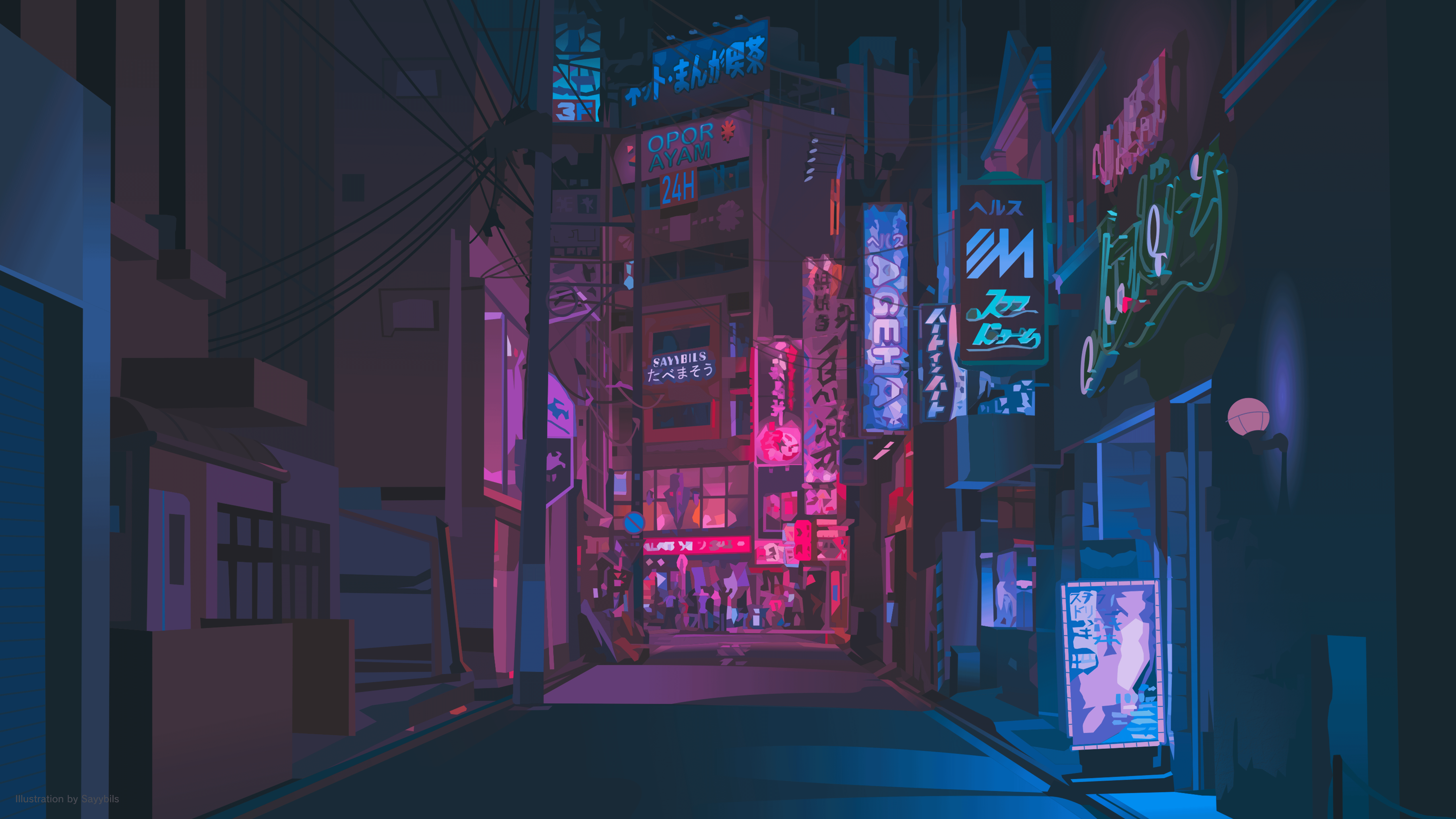 Japan Neo Wallpaper [5120x2880]