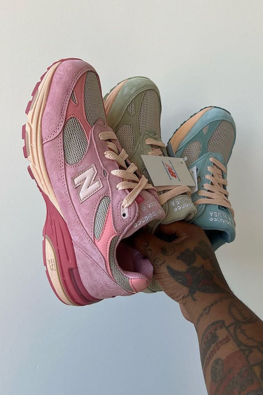 Joe Freshgoods New Balance 993 Pink Green Blue Release