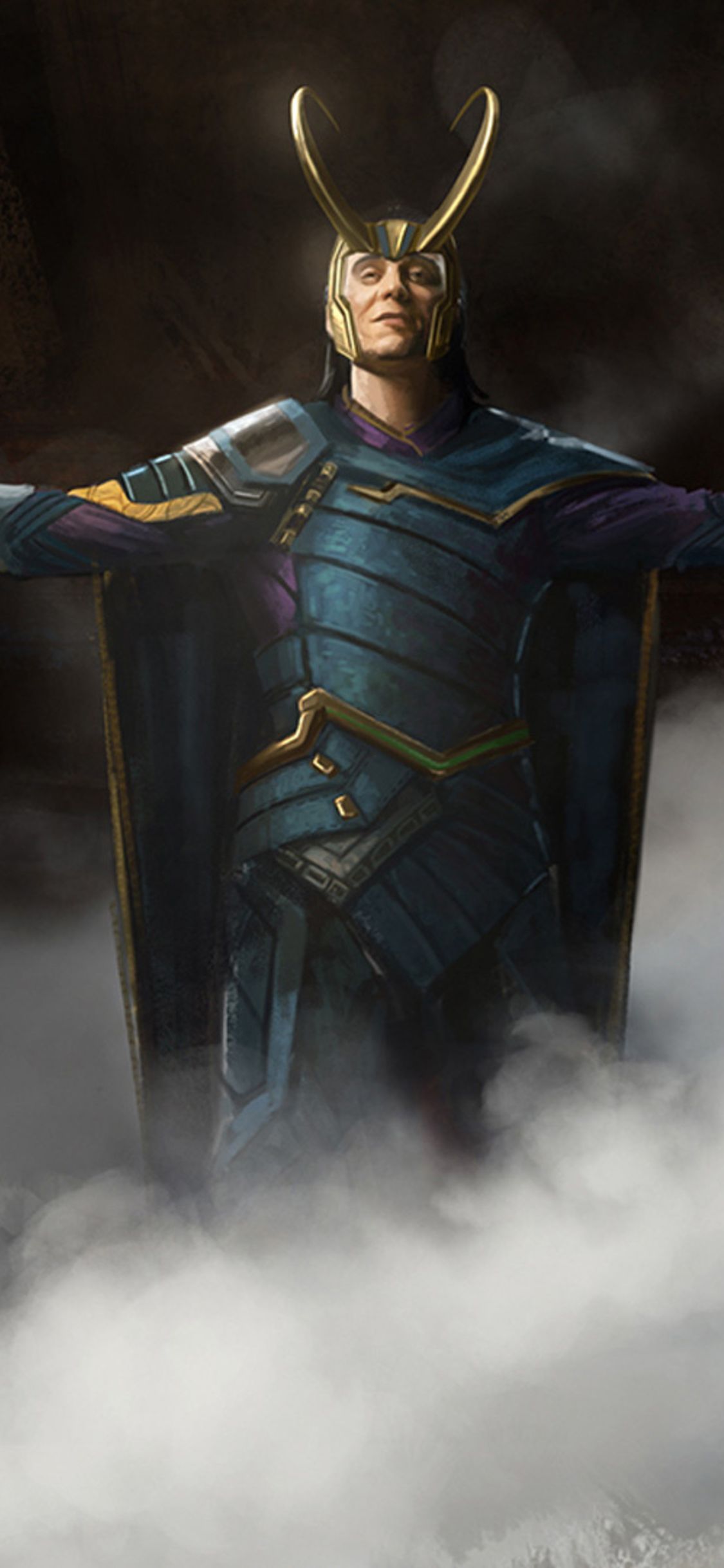 IPhone wallpaper of Loki from the Marvel Cinematic Universe. - Loki