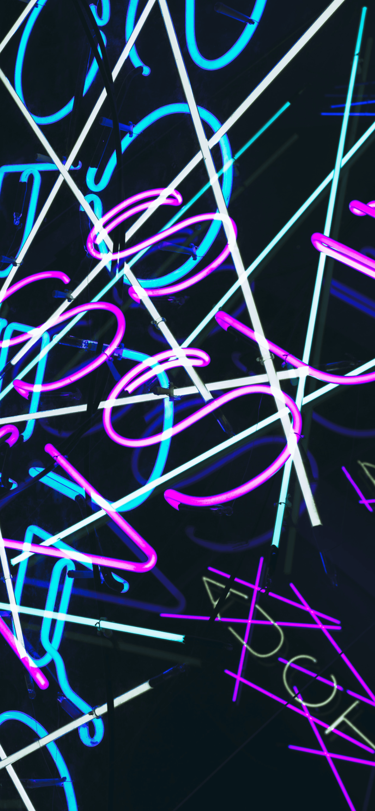 Neon Wallpaper for iPhone Pro Max, X, 6