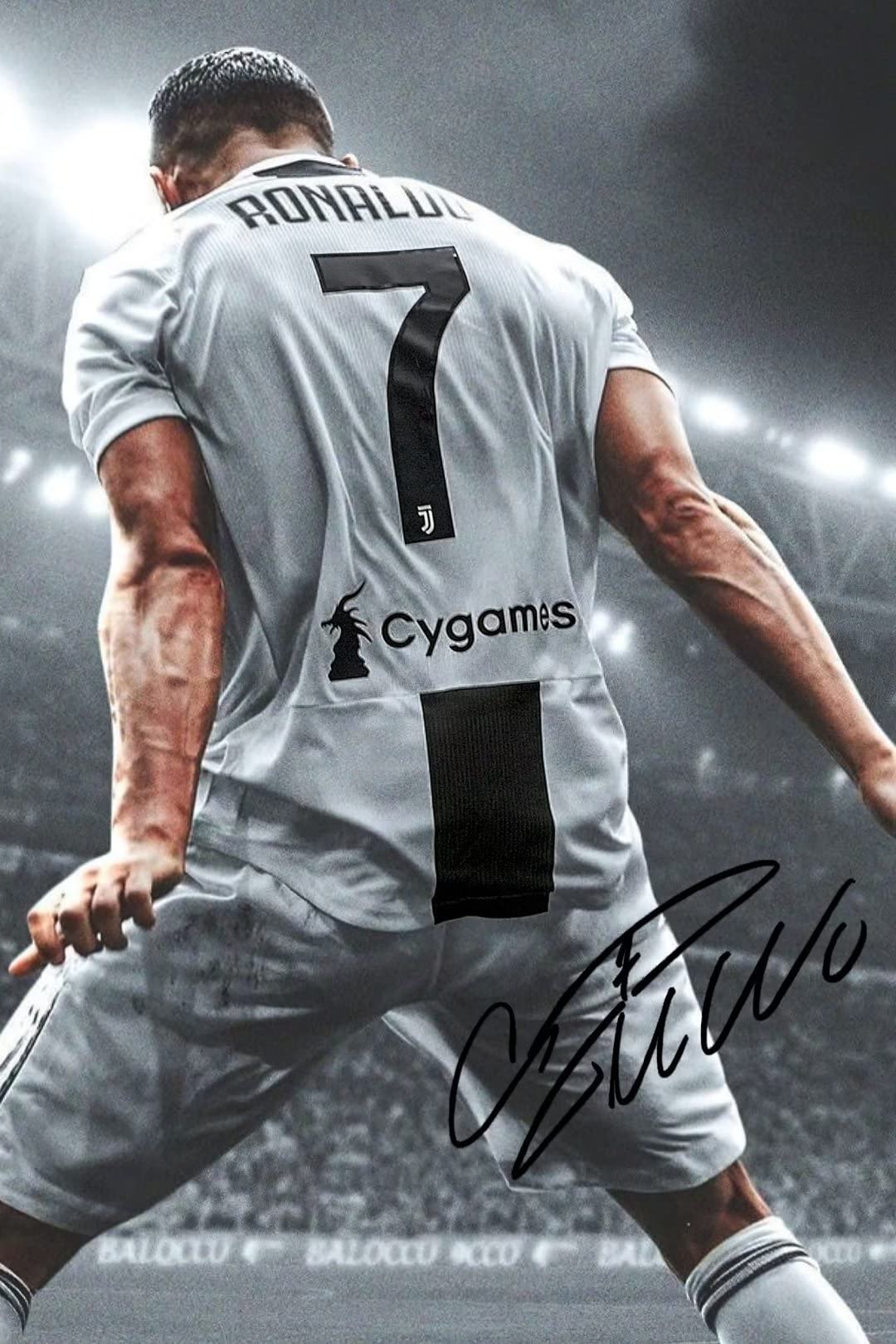 YHSGY ronaldo poster Canvas Unframed 12x18 inches Soccer Star for Boys Bedroom Walls Wall Poster Motivational posters for room aesthetic : Sports & Outdoors