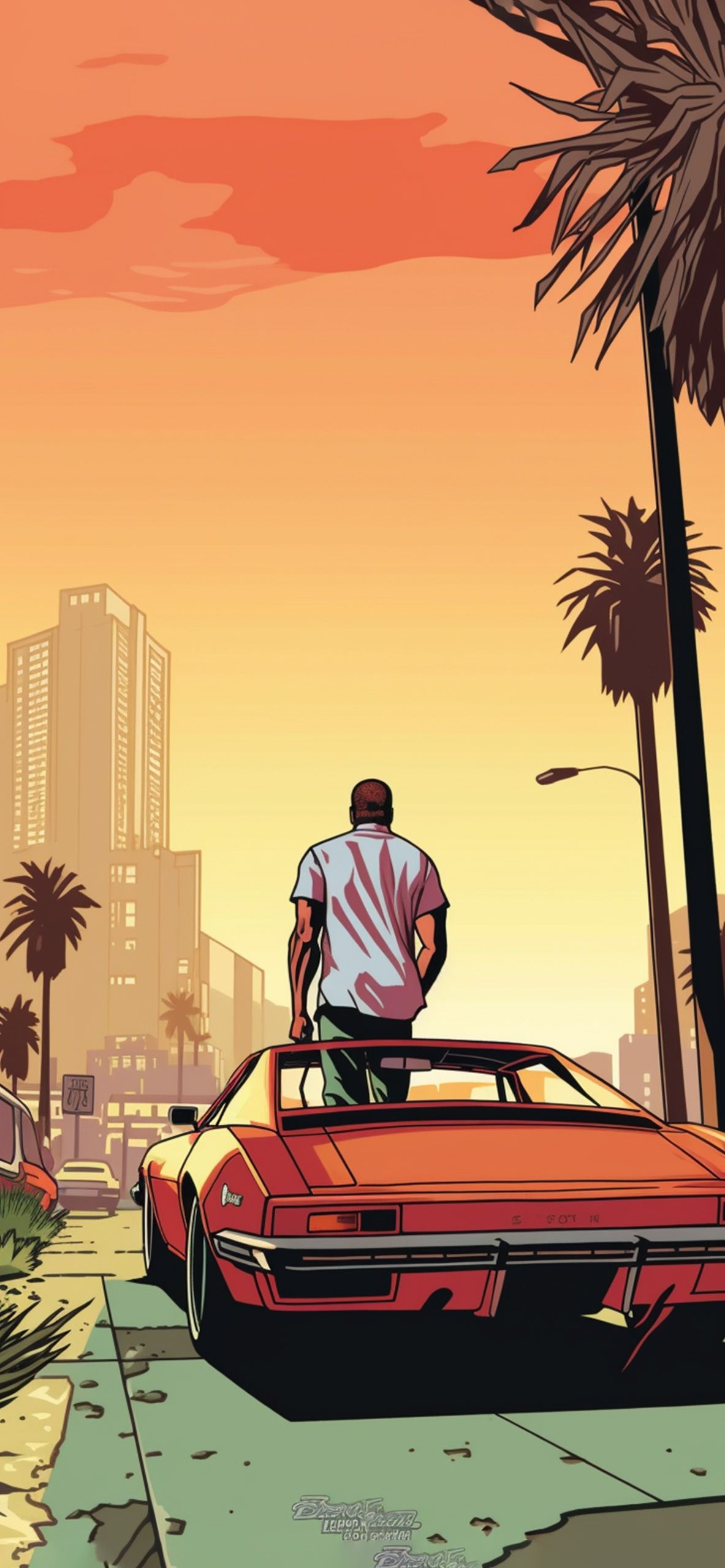 Grand Theft Auto iPhone Wallpaper with high-resolution 1080x1920 pixel. You can use this wallpaper for your iPhone 5, 6, 7, 8, X, XS, XR backgrounds, Mobile Screensaver, or iPad Lock Screen - Cyberpunk 2077