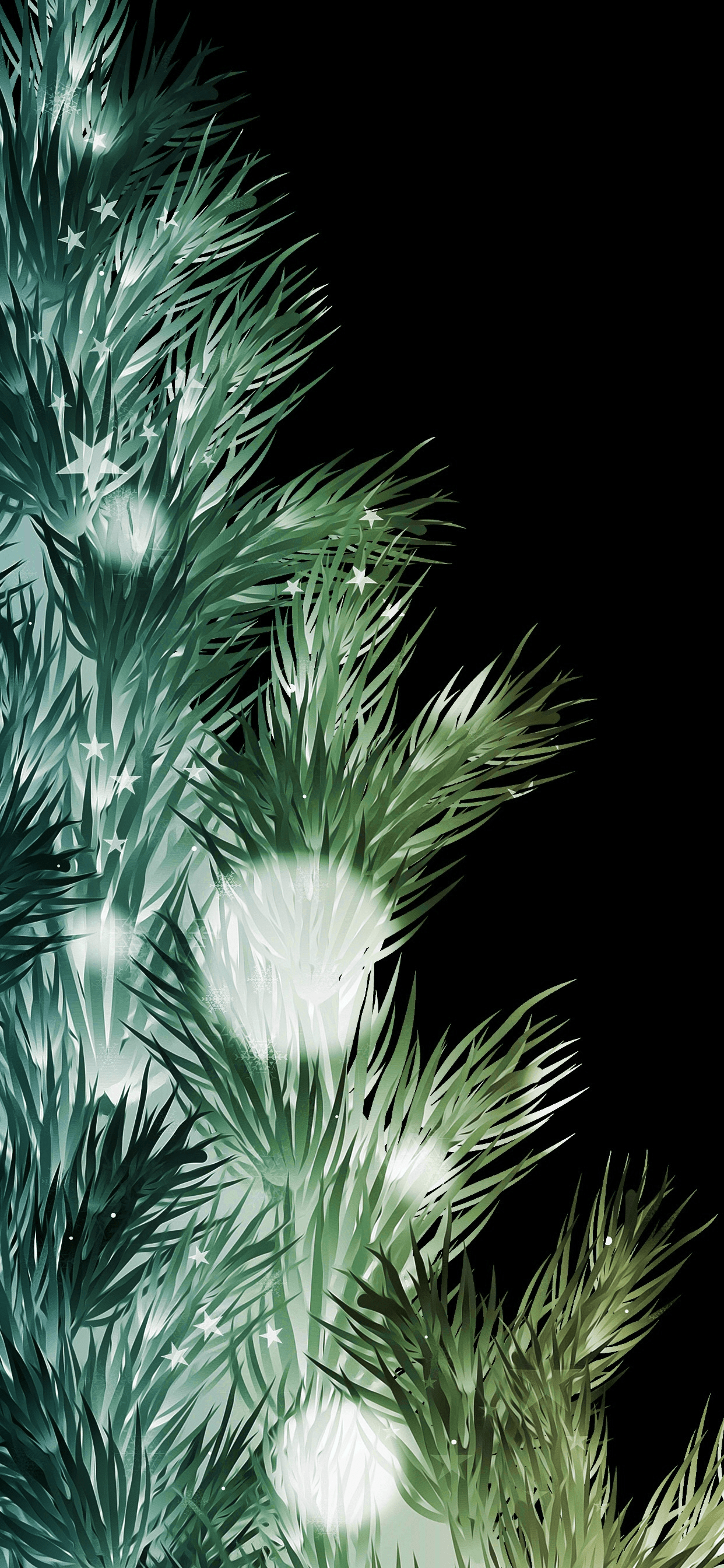 A Christmas tree wallpaper for iPhone - White Christmas
