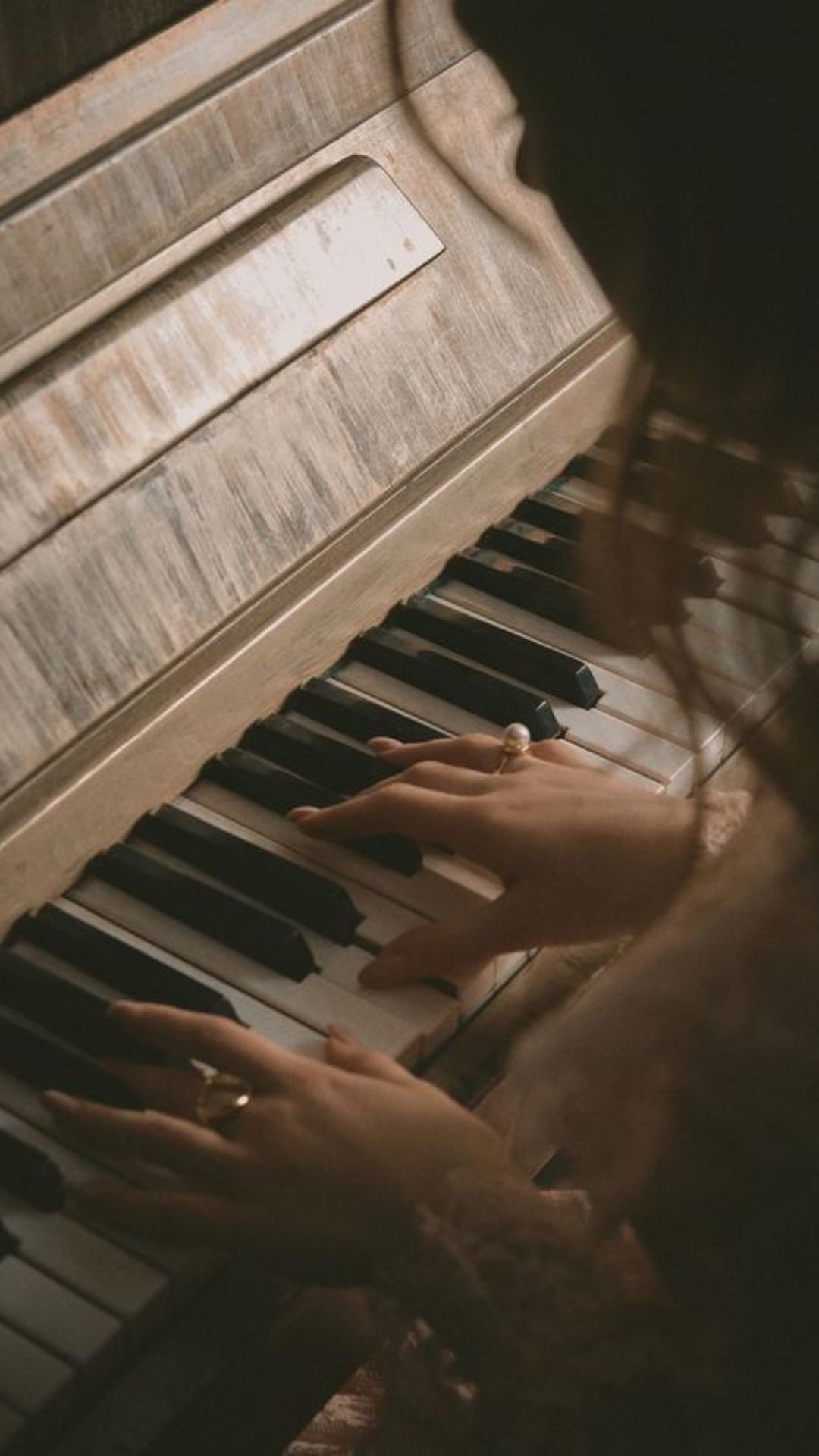 A person playing the piano - Music, piano