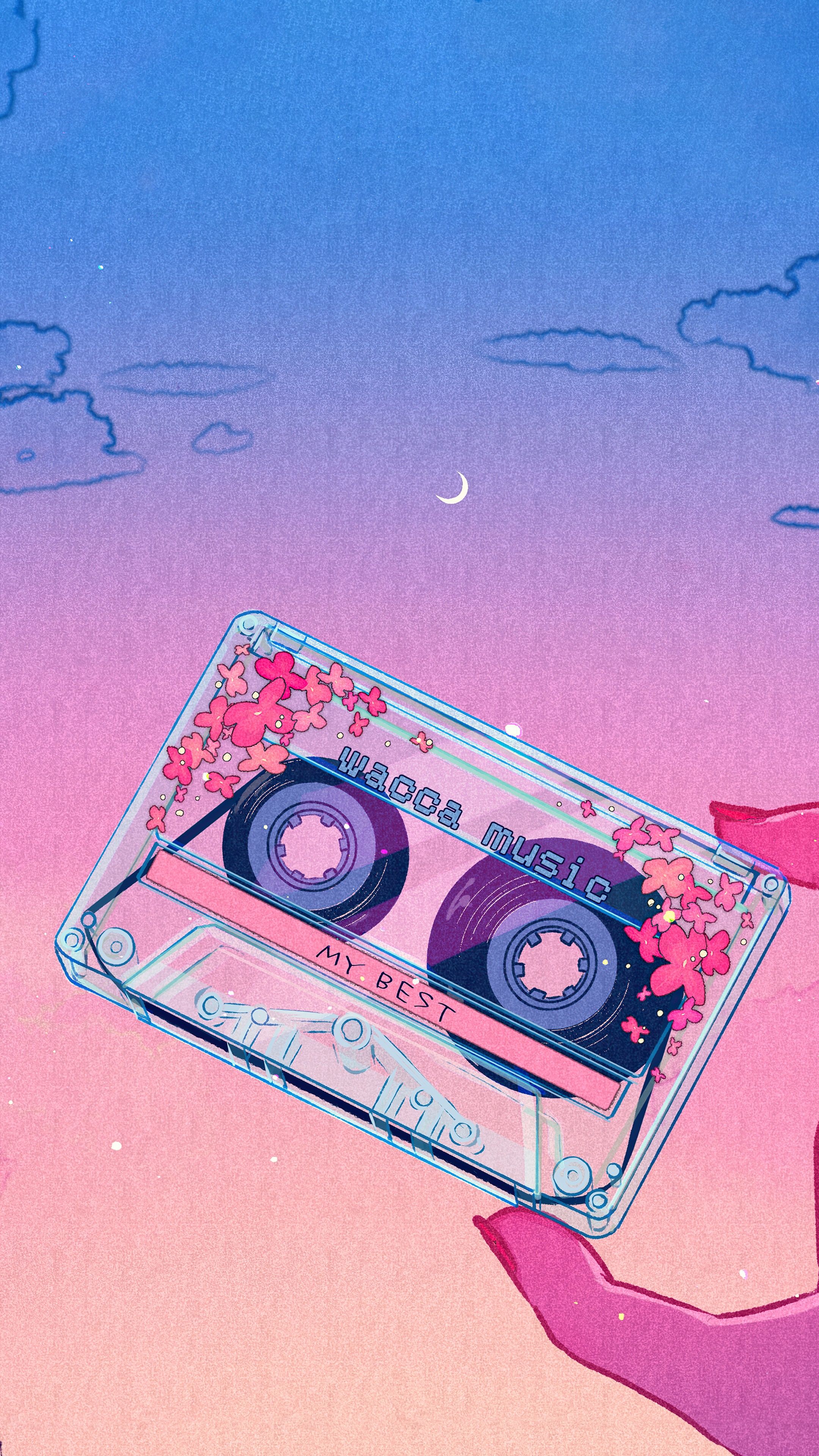 cassette, retrowave, synthwave, vaporwave, artist, artwork, digital art, hd, 4k, 5k Gallery HD Wallpaper