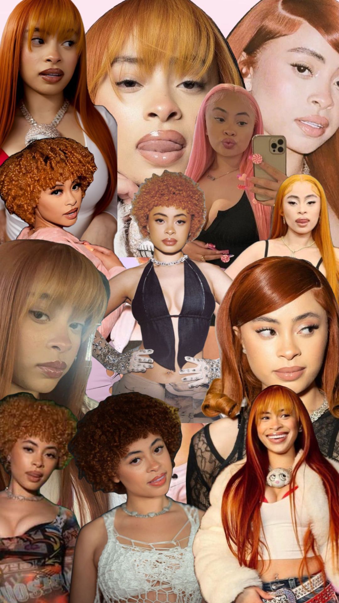 I made a collage of my favorite pictures of Bhad Bhabie. - Ice Spice