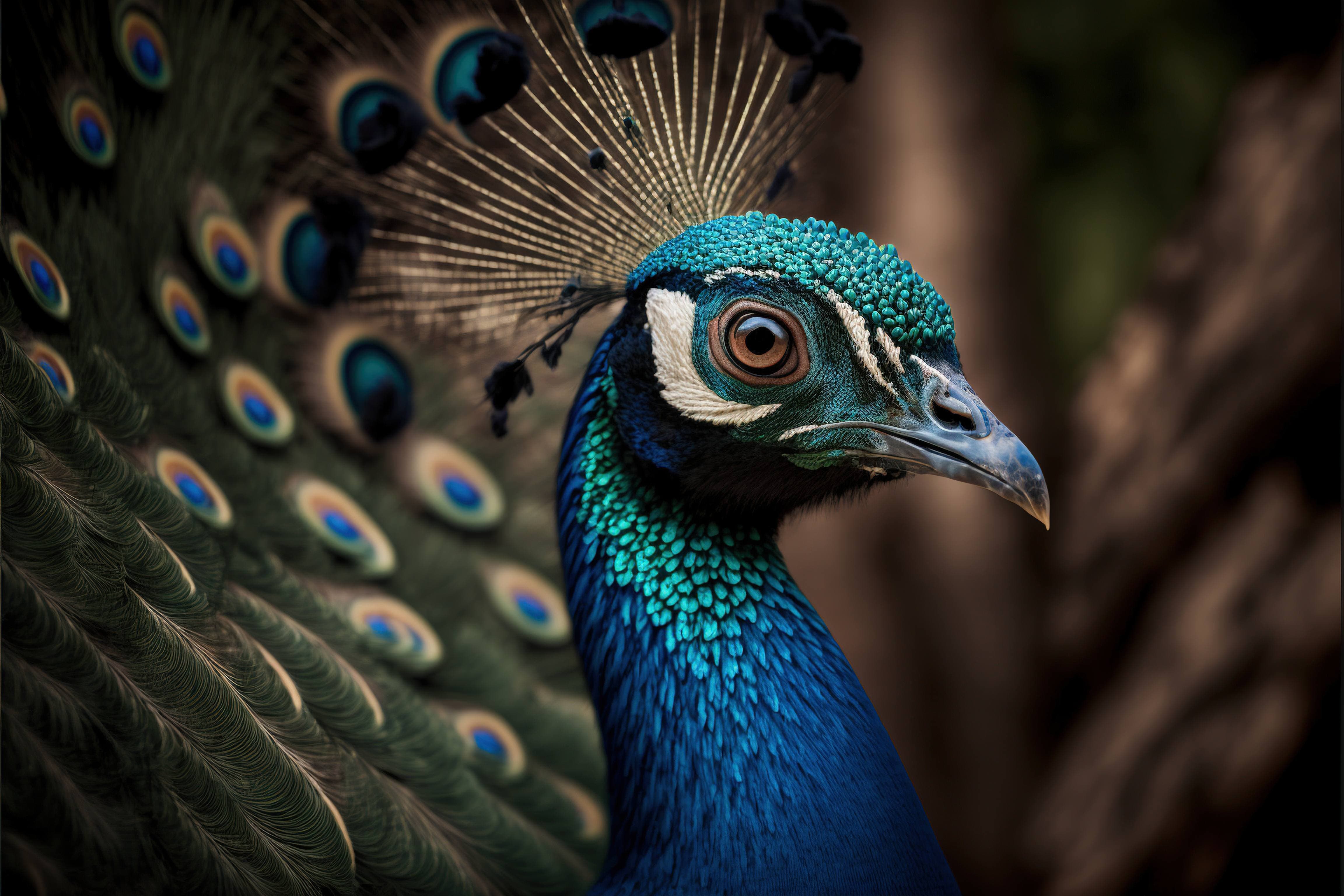 The most stunning peacock you've ever seen
