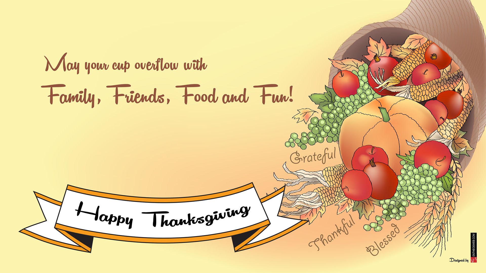 Beautiful Thanksgiving Desktop Wallpaper Background