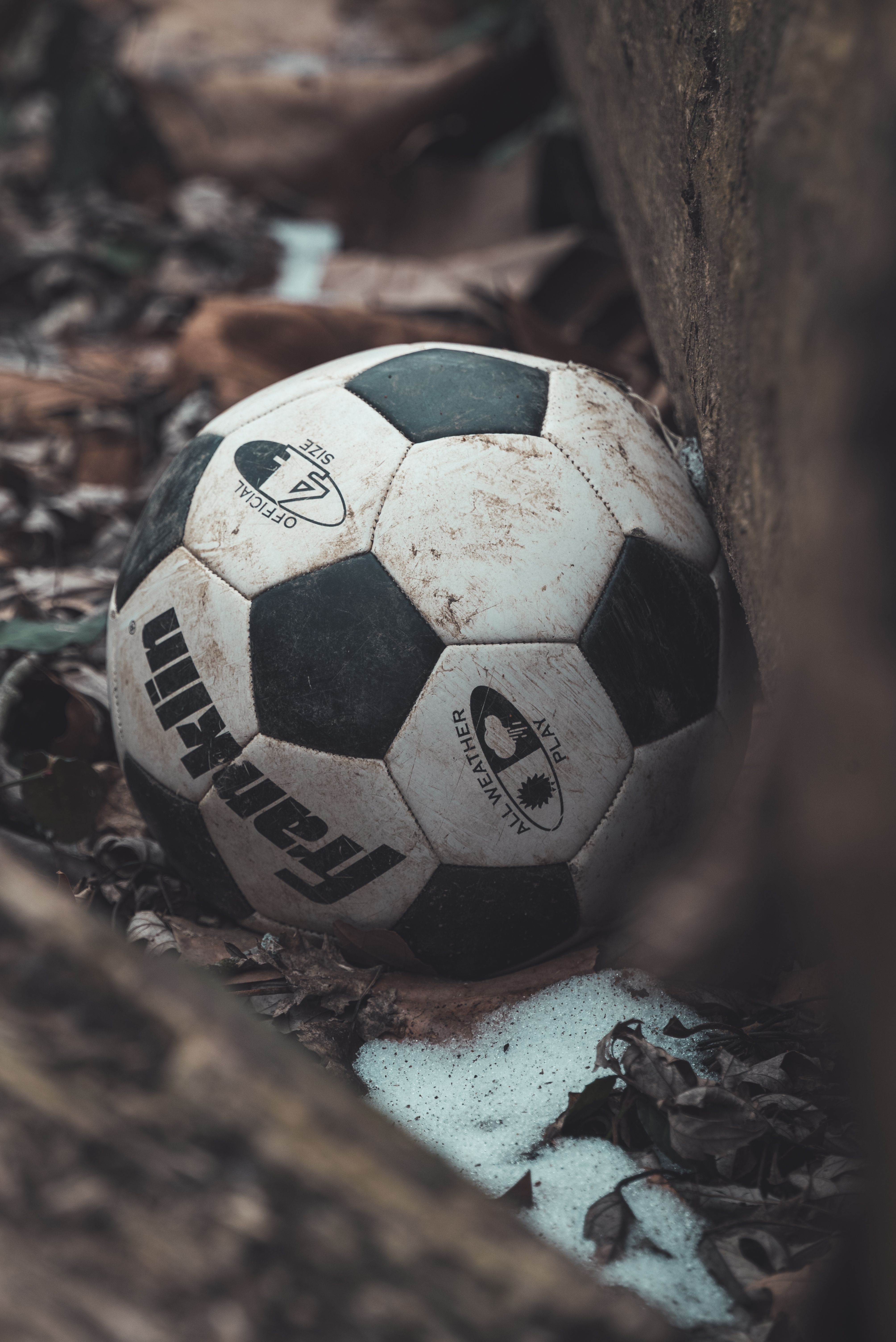 Football Ball on Ground · Free