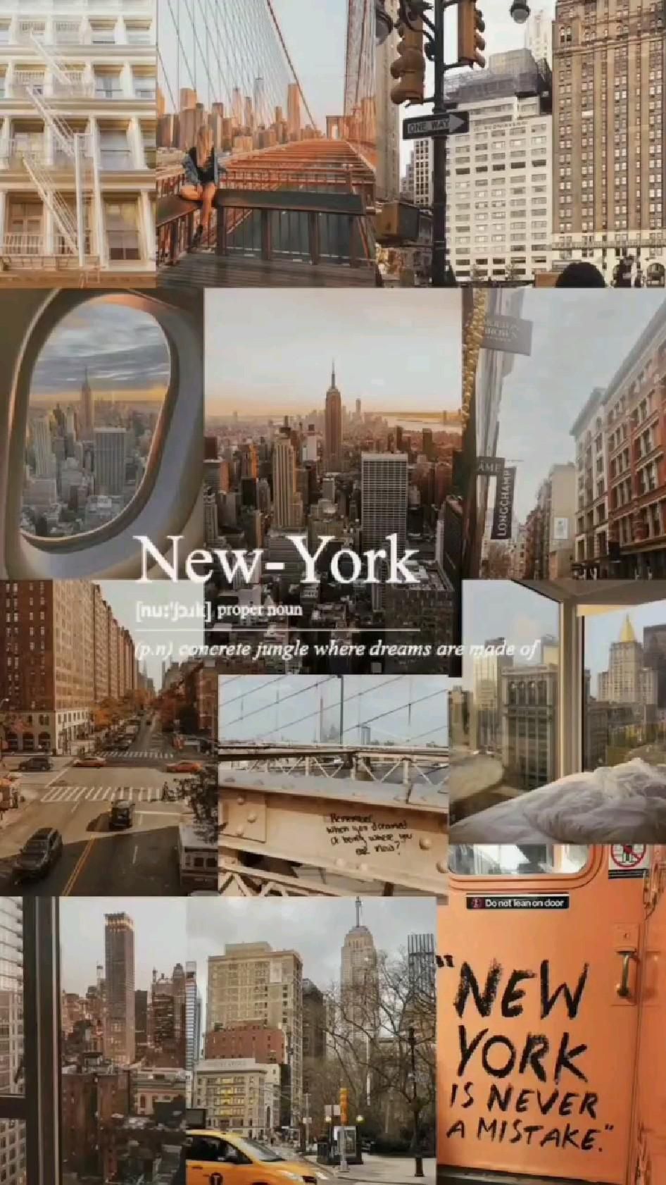 Aesthetic background of New York City. - New York