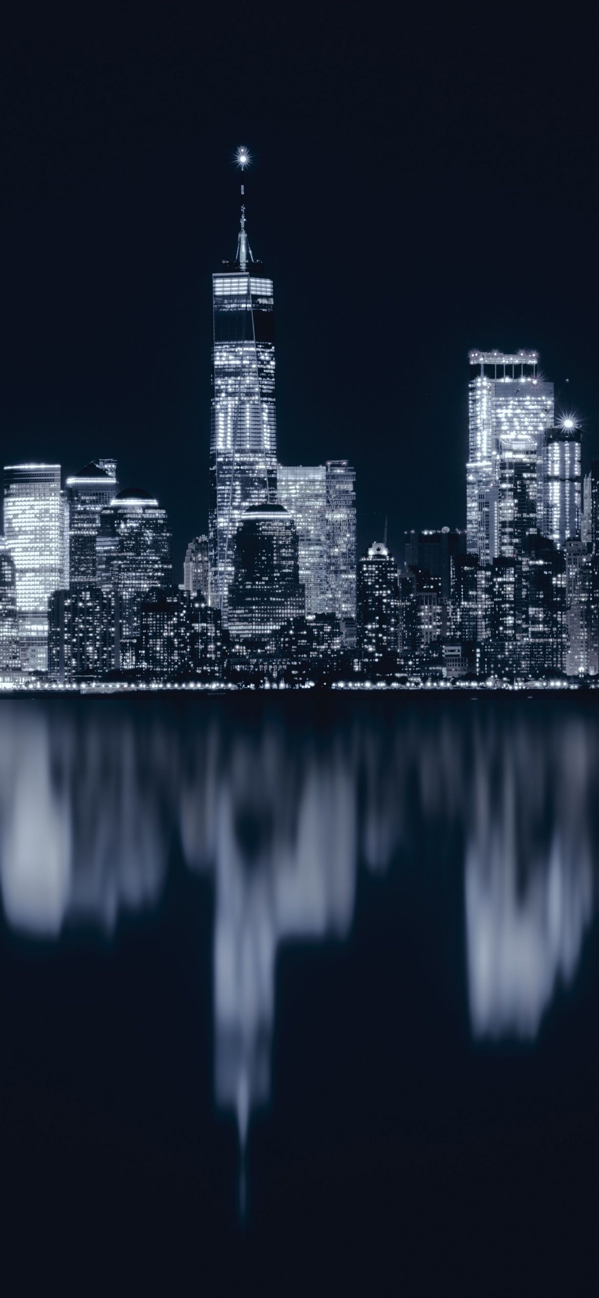 New York City Wallpaper 4K, Night, Cityscape, City lights