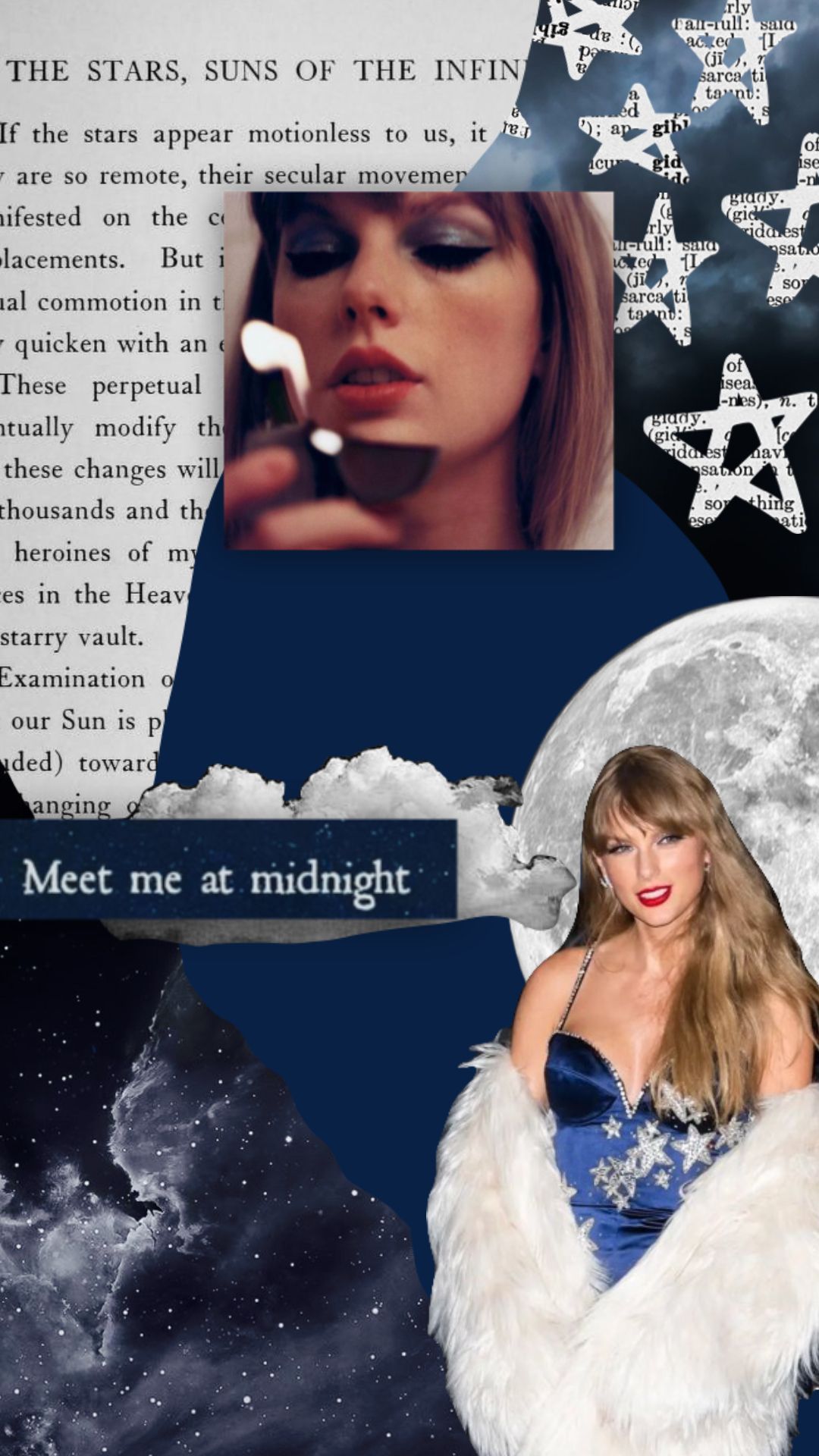 Taylor Swift, meet me at midnight, wallpaper, aesthetic - Taylor Swift
