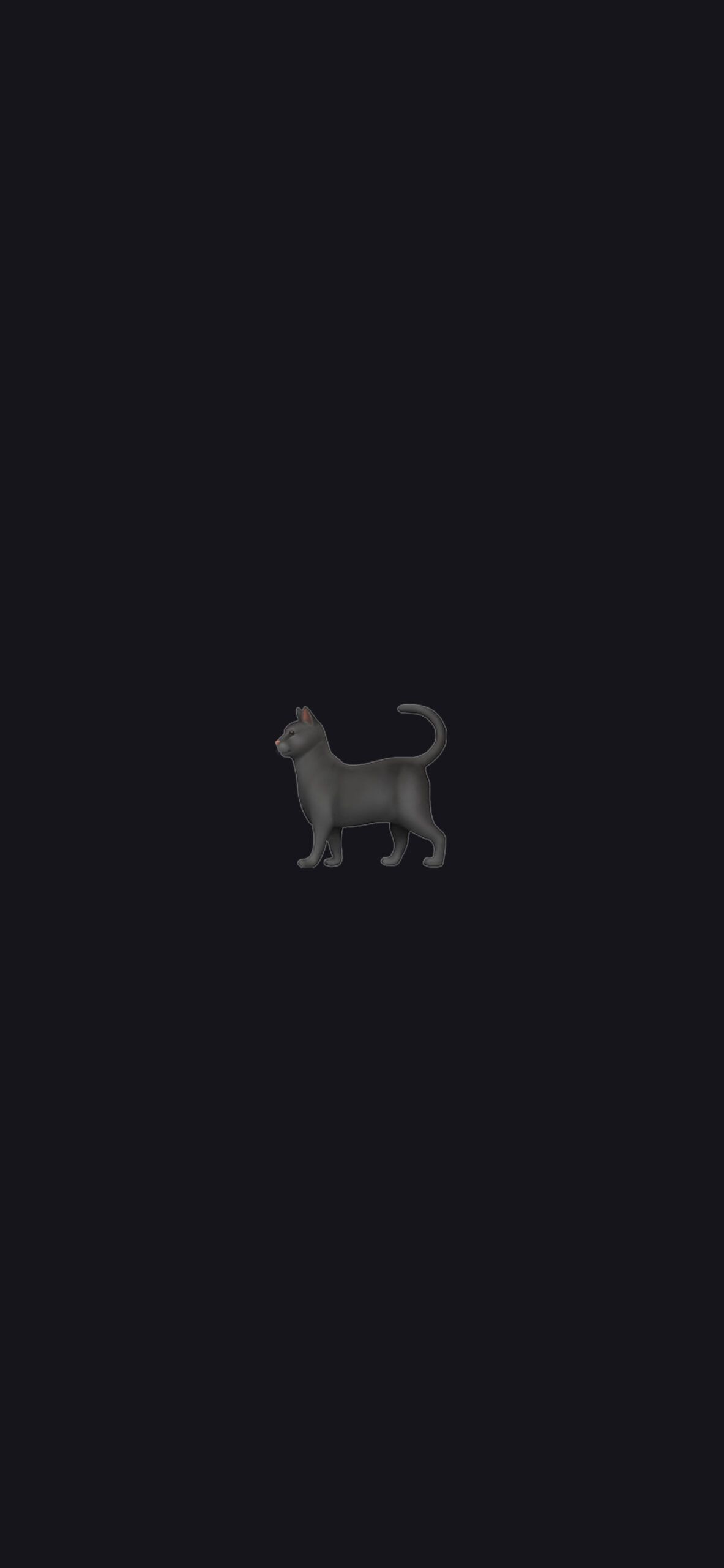 Minimalist Emoji Wallpaper w Black Cat, Tiger & Leopard