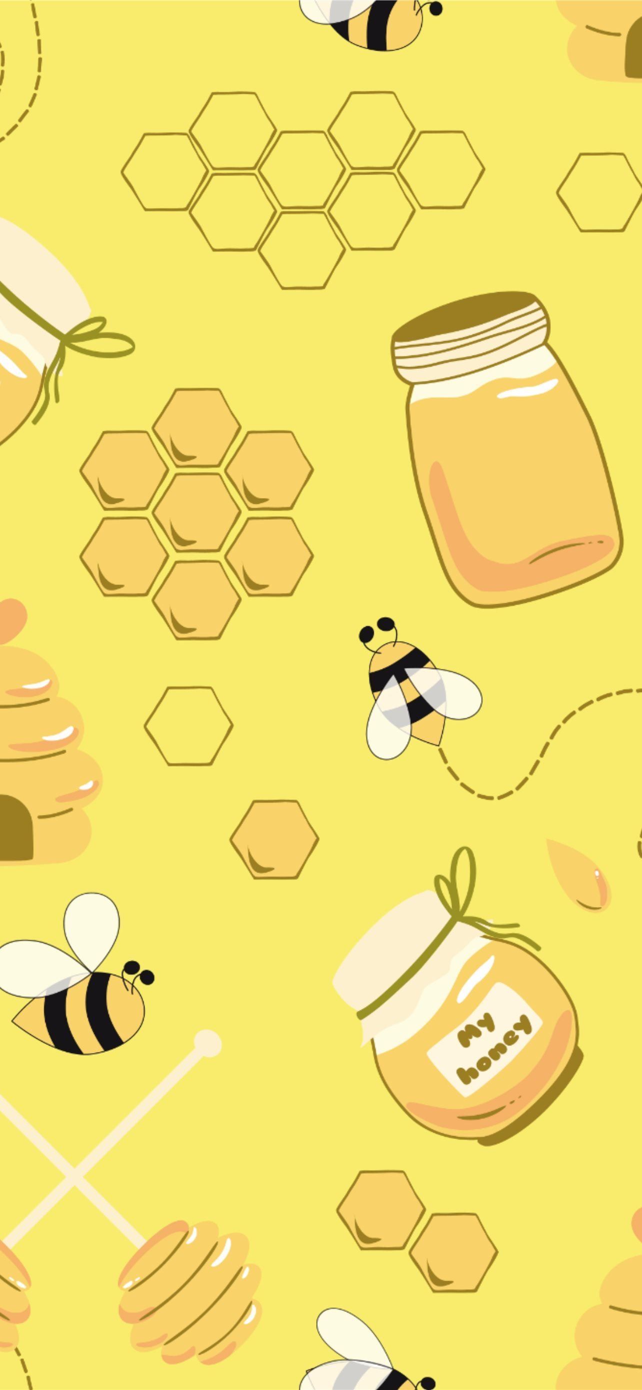 Aesthetic Bees Wallpaper