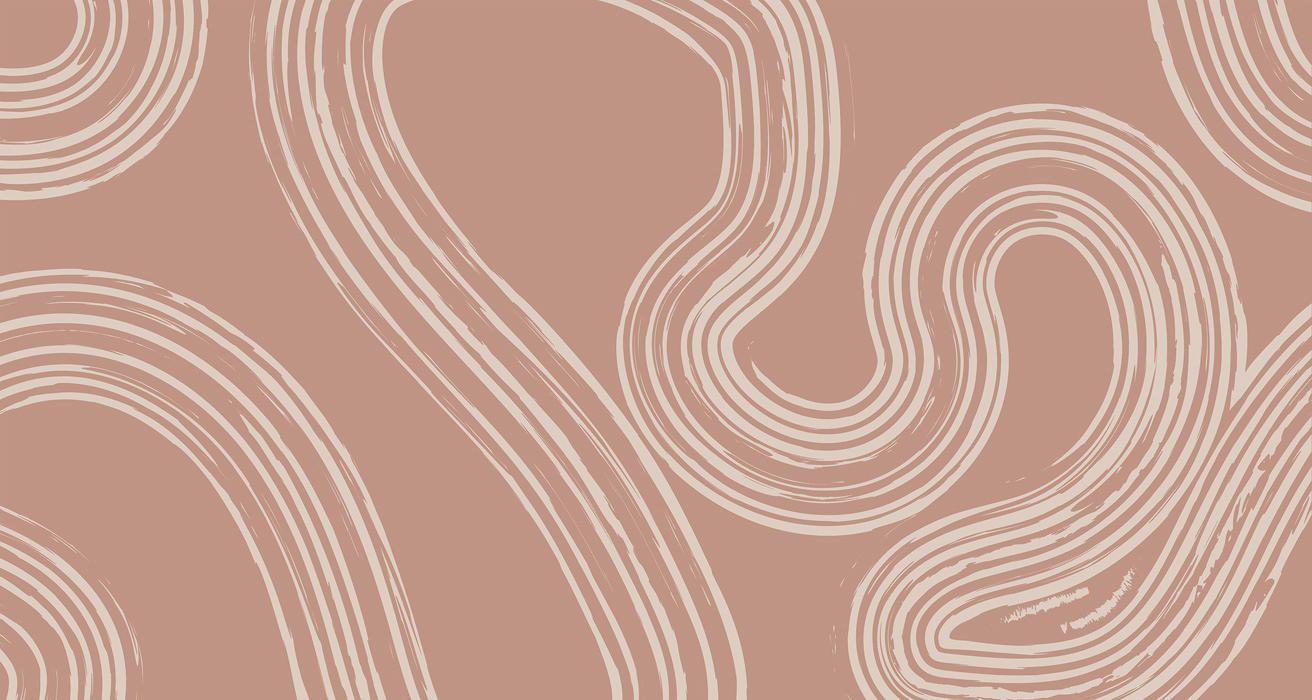 An abstract image of wavy lines on a pink background - Terracotta