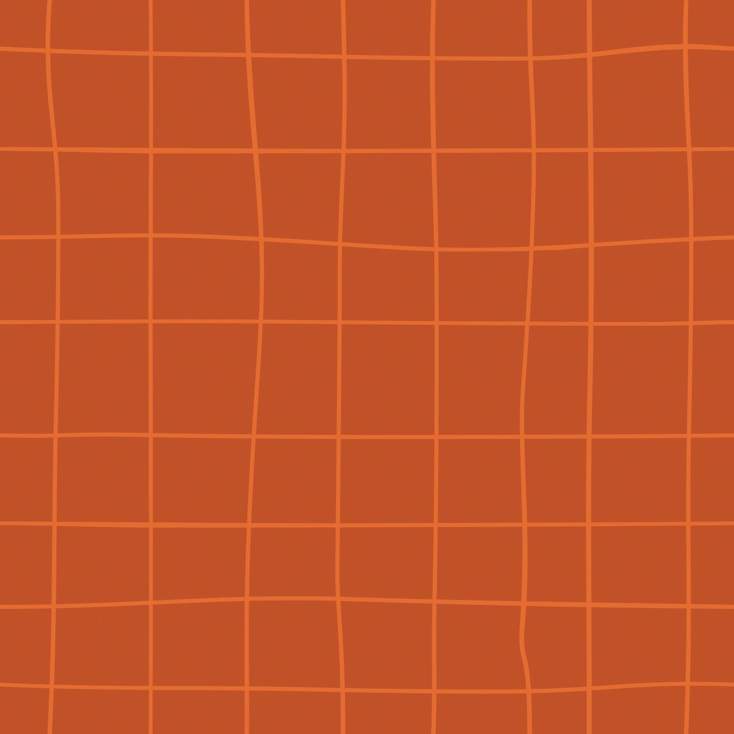 An orange background with a grid of orange lines - Terracotta