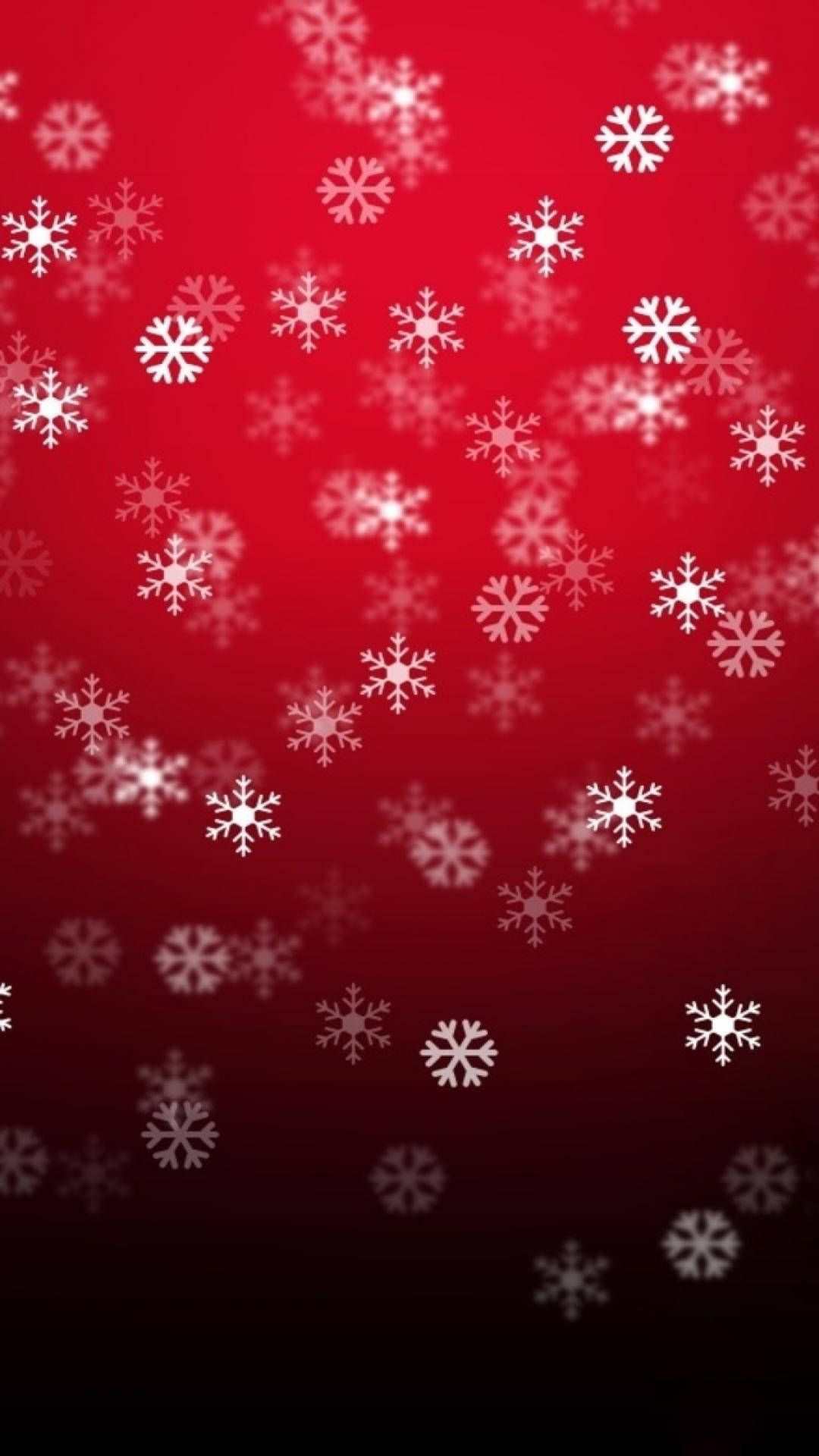 Download Snowflake Red Aesthetic iPhone Wallpaper