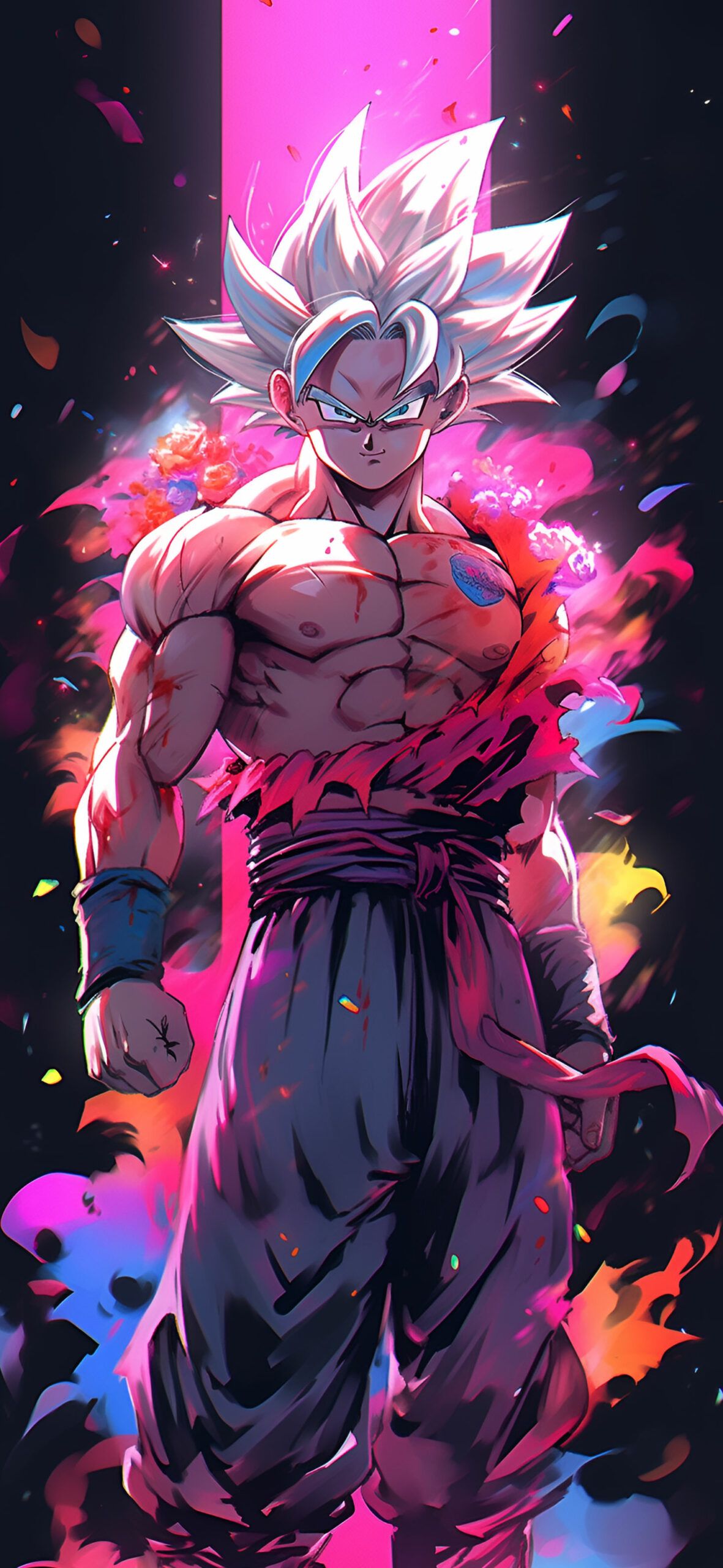 Goku SSJ wallpaper for mobiles and tablets - Dragon Ball