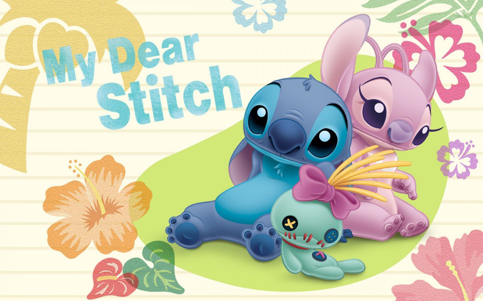 Free Download Cute Stitch Desktop Wallpaper