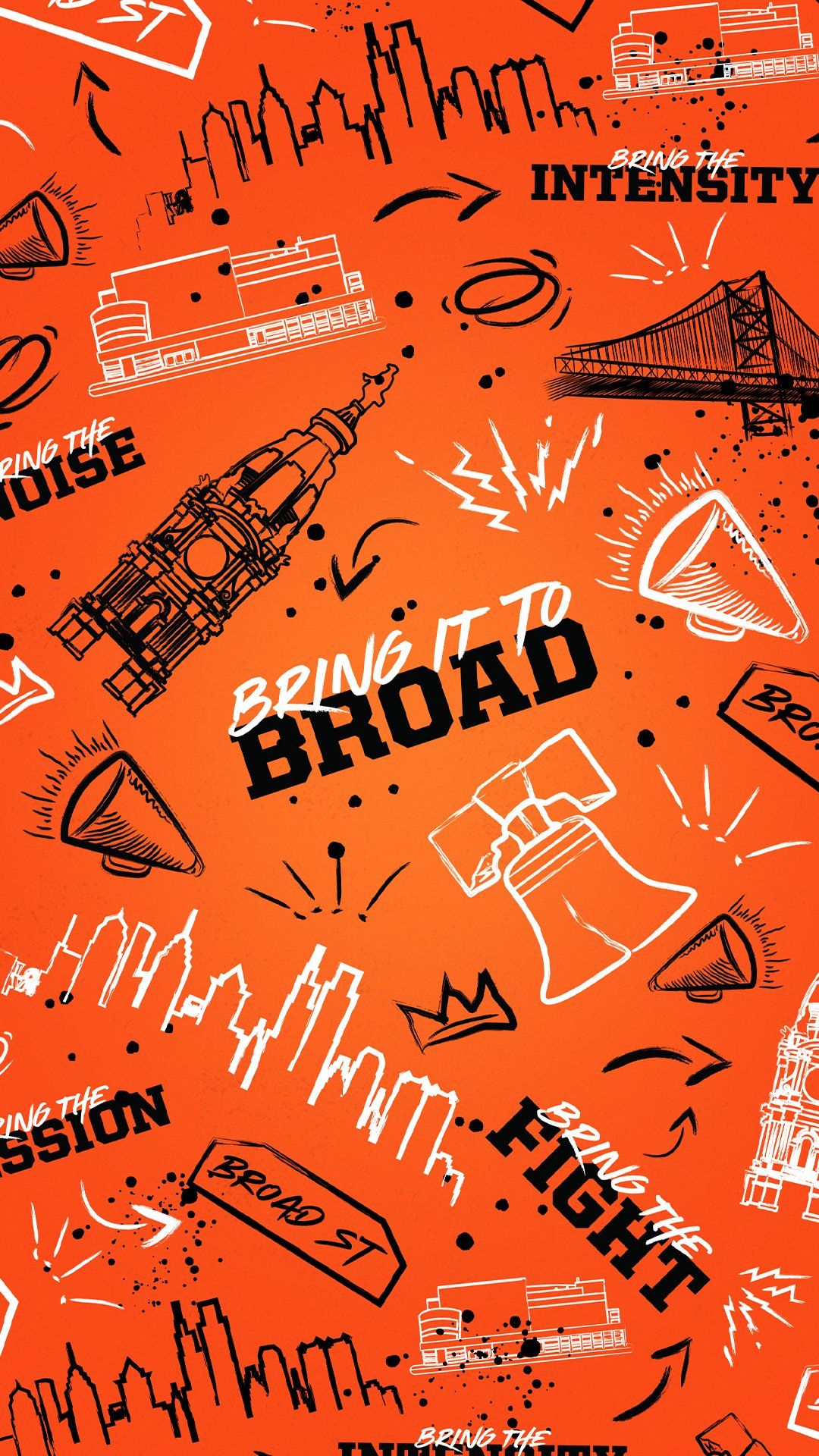 Bring it to Broad 2020 Phone Wallpaper - Broadway