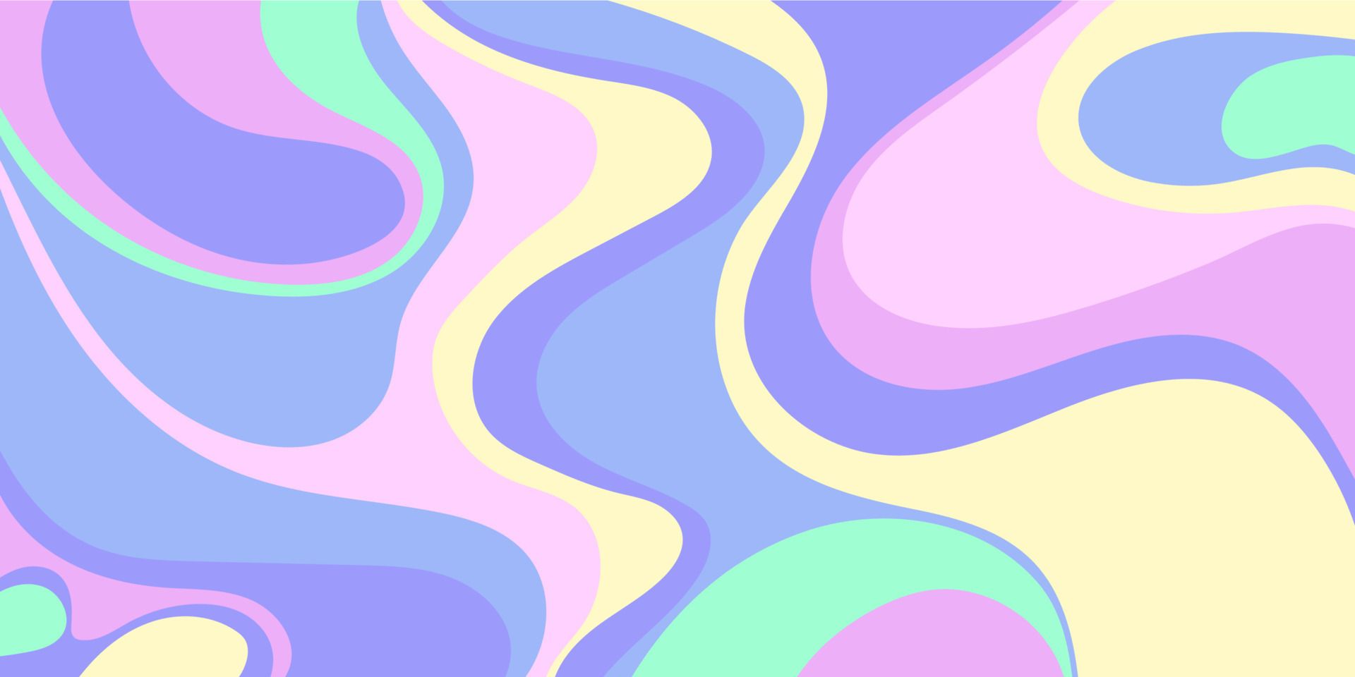 Psychedelic y2k background 2000. Vector illustration in retro aesthetic 1990 style