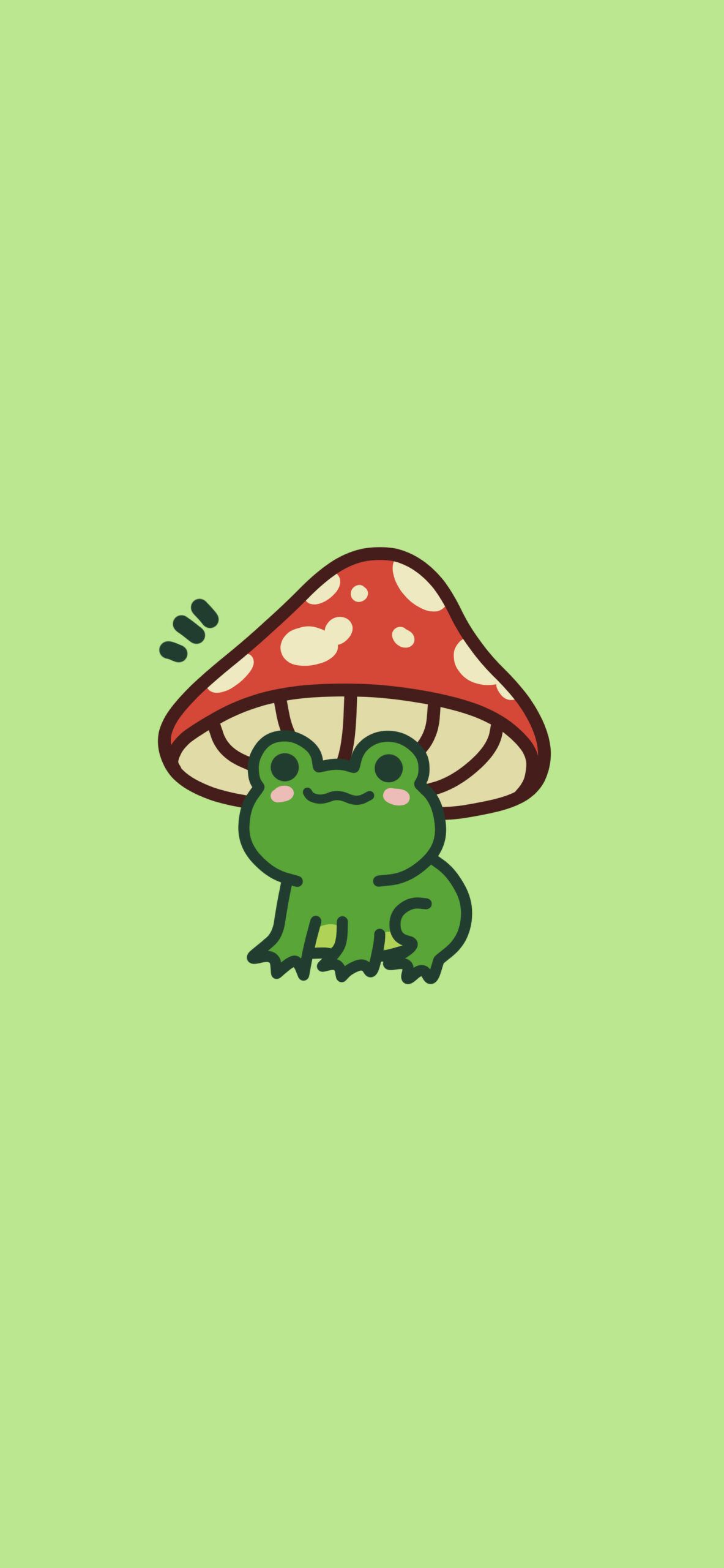 A frog sitting on top of an mushroom - Frog, mushroom