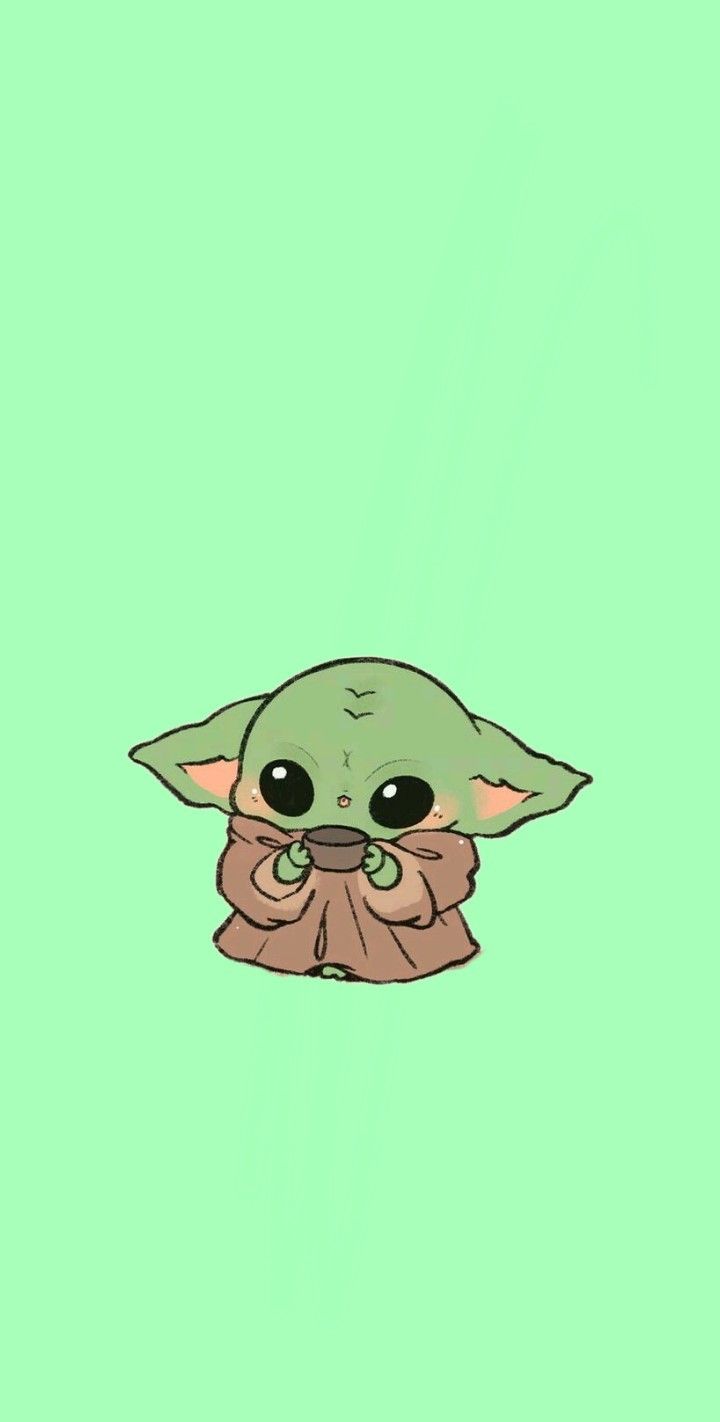 Cute baby yoda wallpaper for phone background. - Baby Yoda