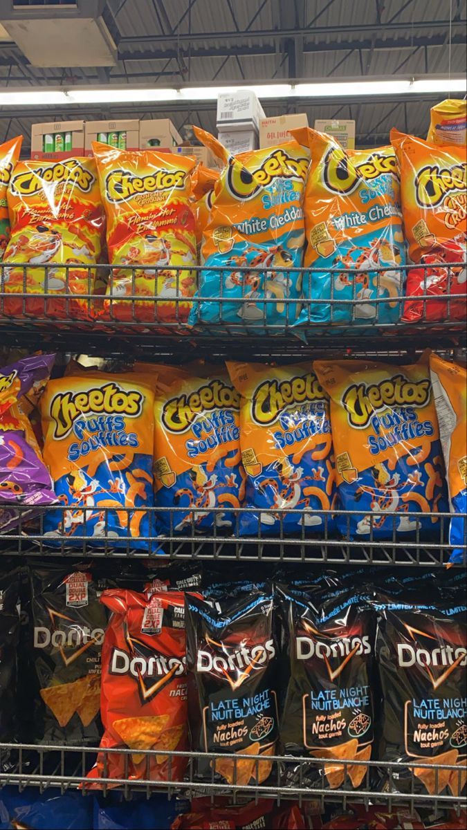 cheetos aesthetic. Junk food snacks, Sleepover food, Doritos