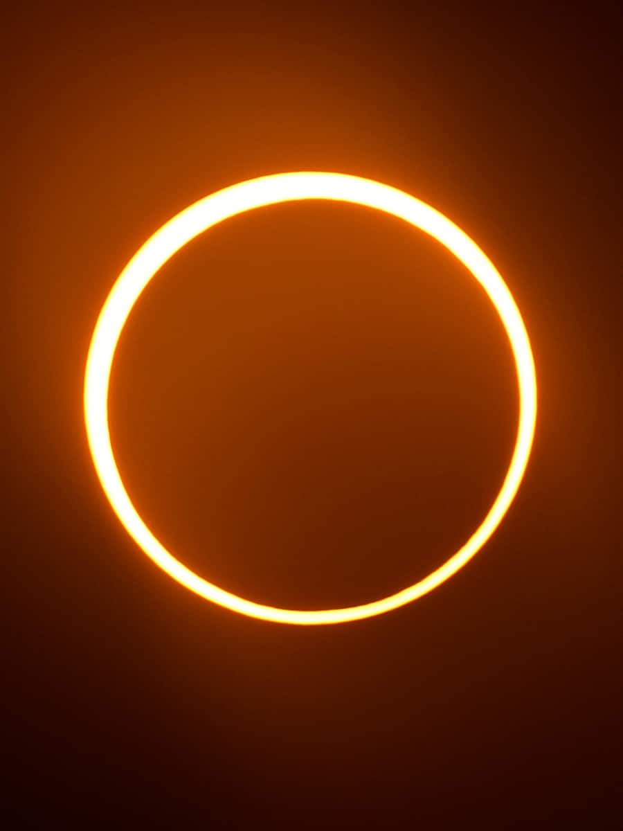 Ring of fire solar eclipse appears across parts of US and South America, in photo Washington Post