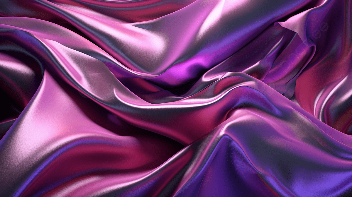 Purple and pink abstract wallpaper with a wavy design - Iridescent