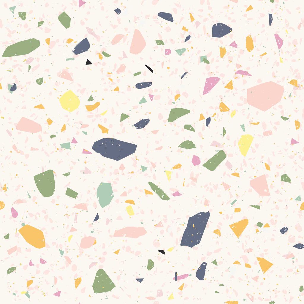 A terrazzo style pattern with pastel colors - Terrazzo