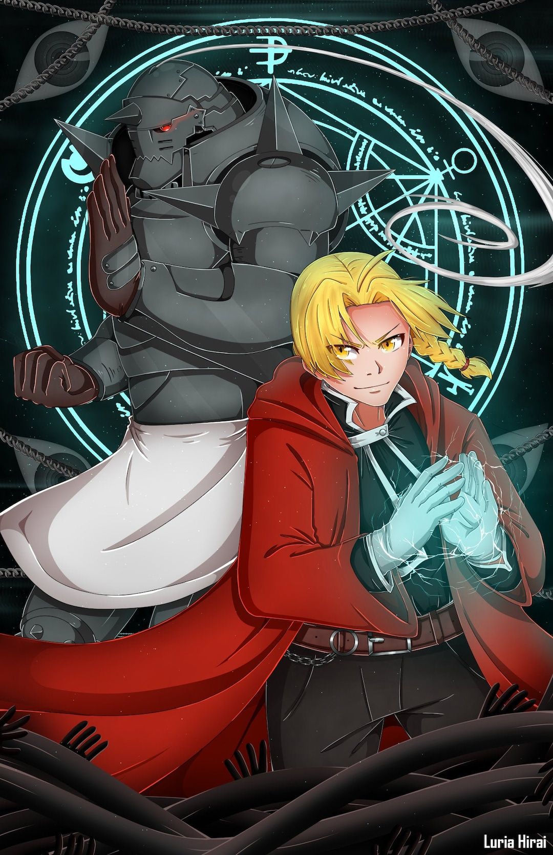 Edward Elric and Alphonse Elric from Fullmetal Alchemist: Brotherhood. - Fullmetal Alchemist
