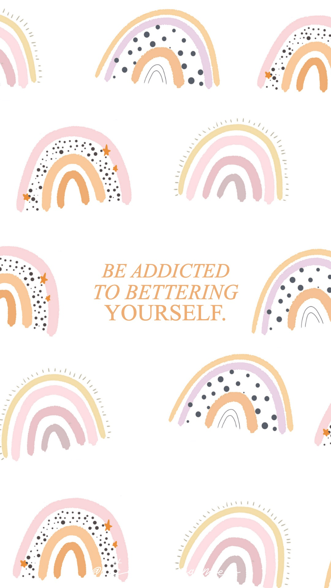Be addicted to yourself poster - Boho