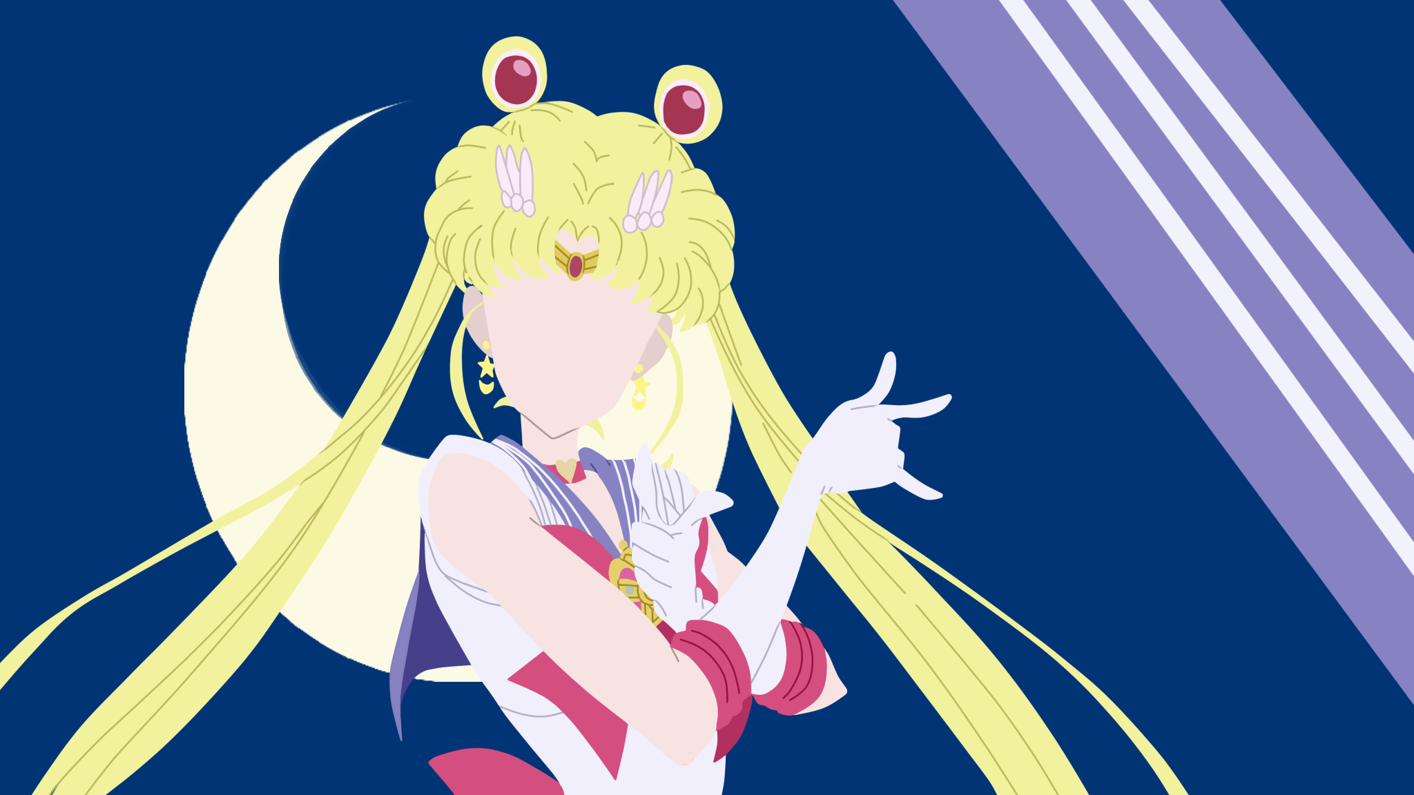 Sailor moon wallpaper i made for my phone and desktop. - Sailor Moon