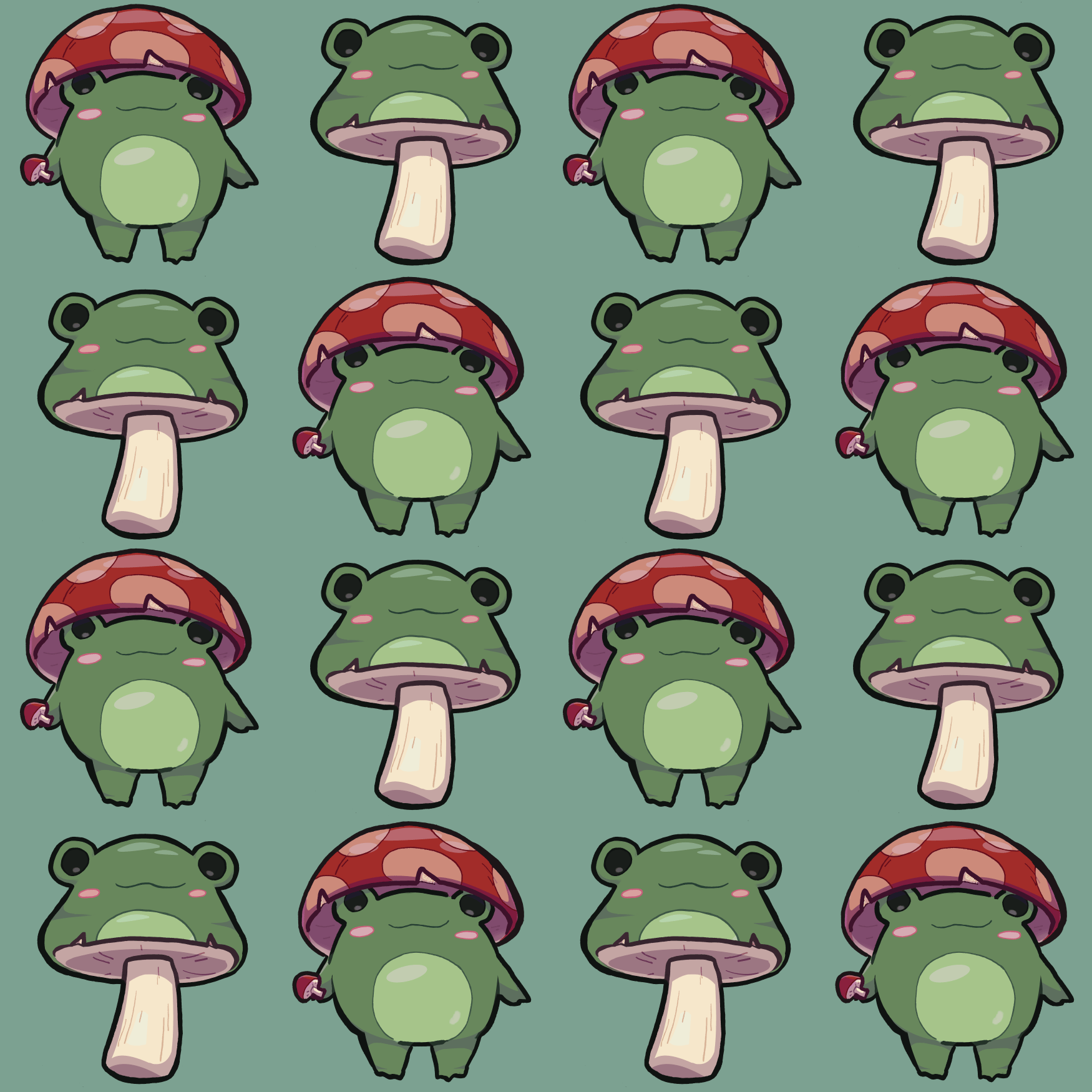 Mushroom Frog Wallpaper Free Mushroom Frog Background