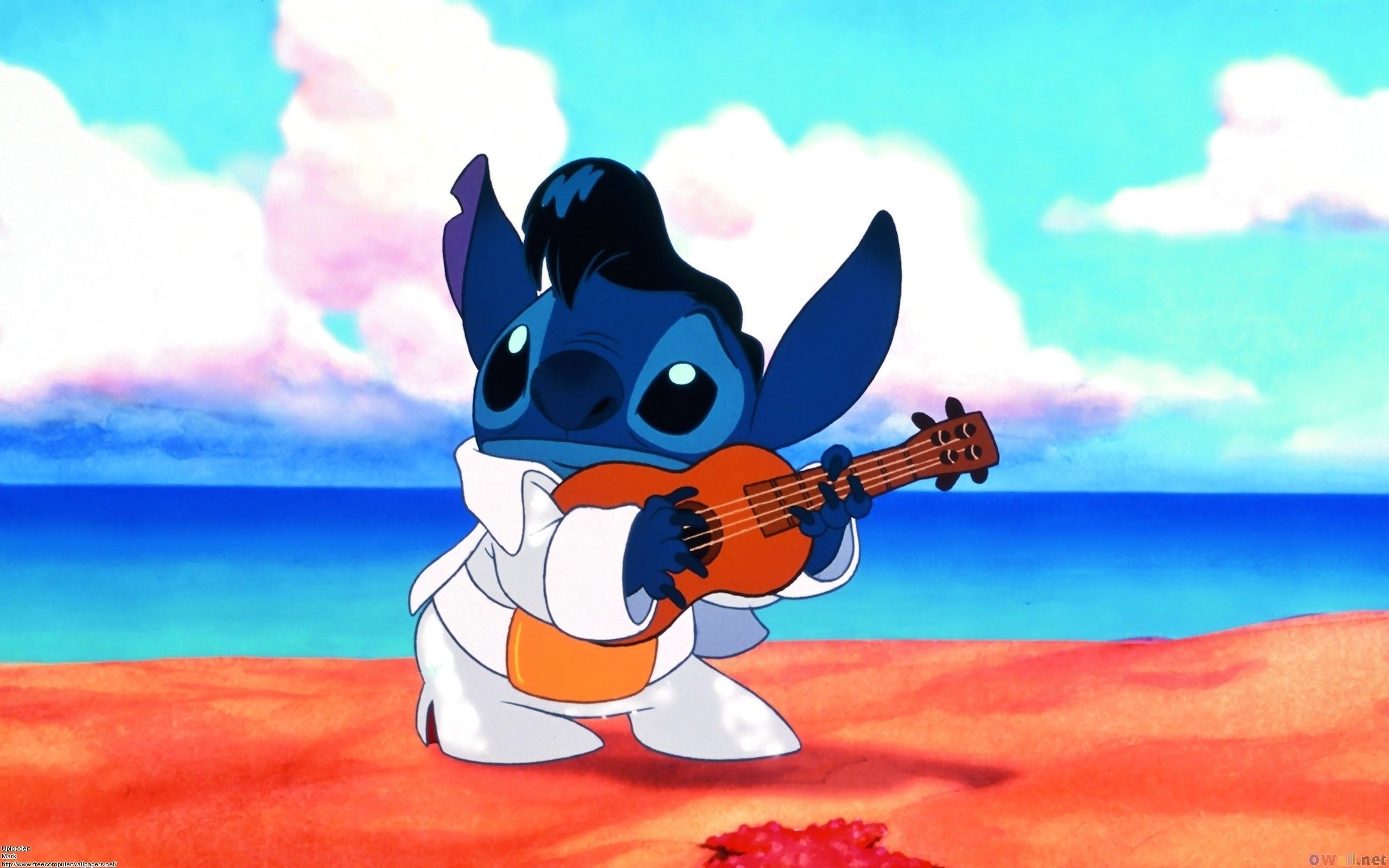 Stitch playing the guitar wallpaper - photo #19 - Stitch