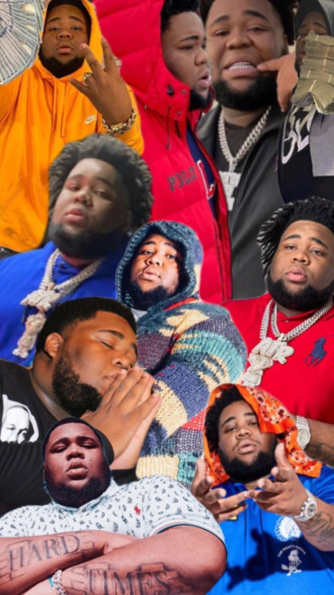 A collage of the rapper NBA Youngboy - Rod Wave