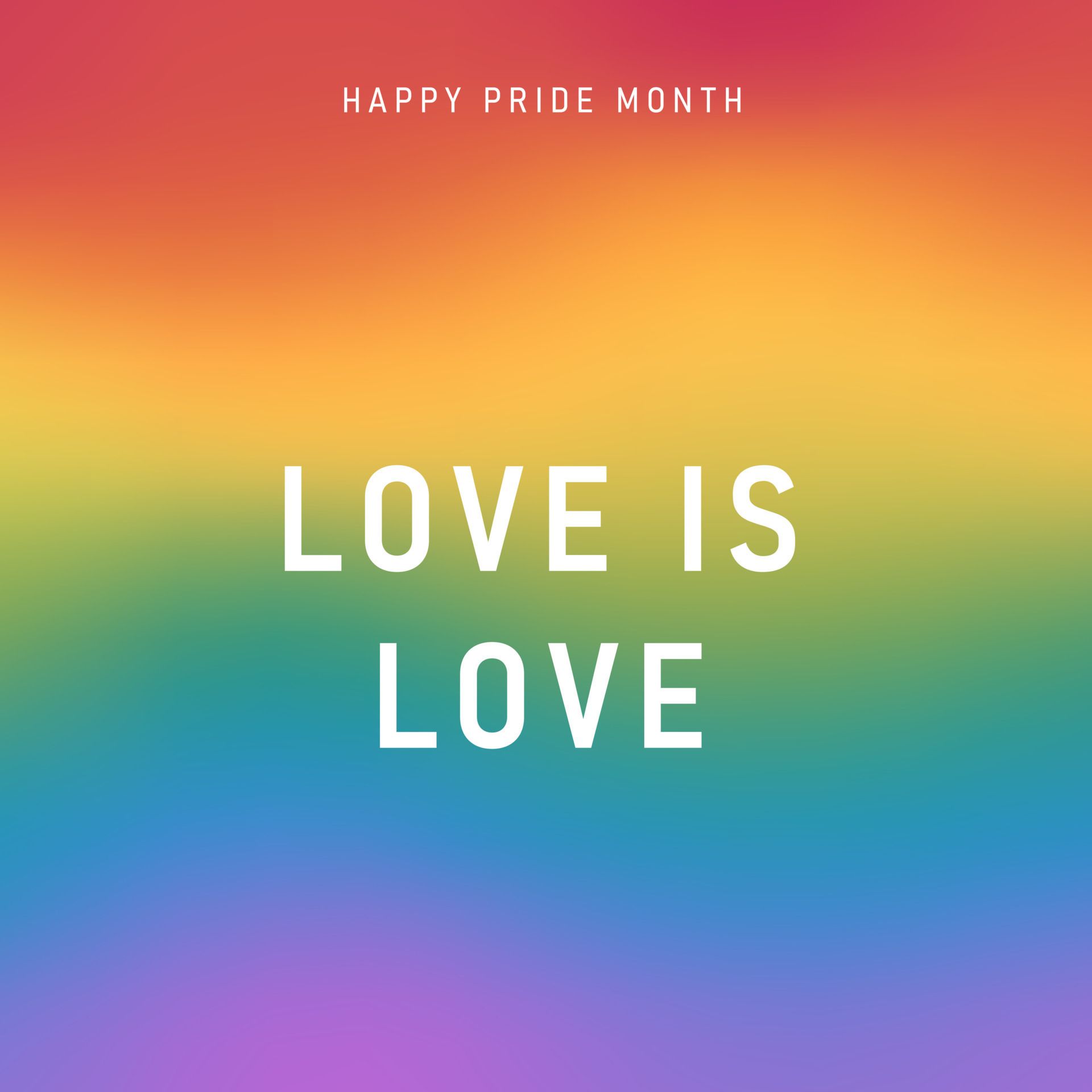 Pride Month, banner, greeting card, poster, cover. LGBT colorful rainbow concept. Trendy minimalist aesthetic with blurred gradient, typography, y2k background. Social media stories