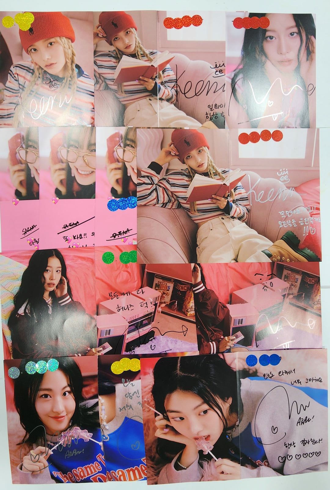 FIFTY FIFTY The Beginning: Cupid Cut Page From Fansign Event Alb