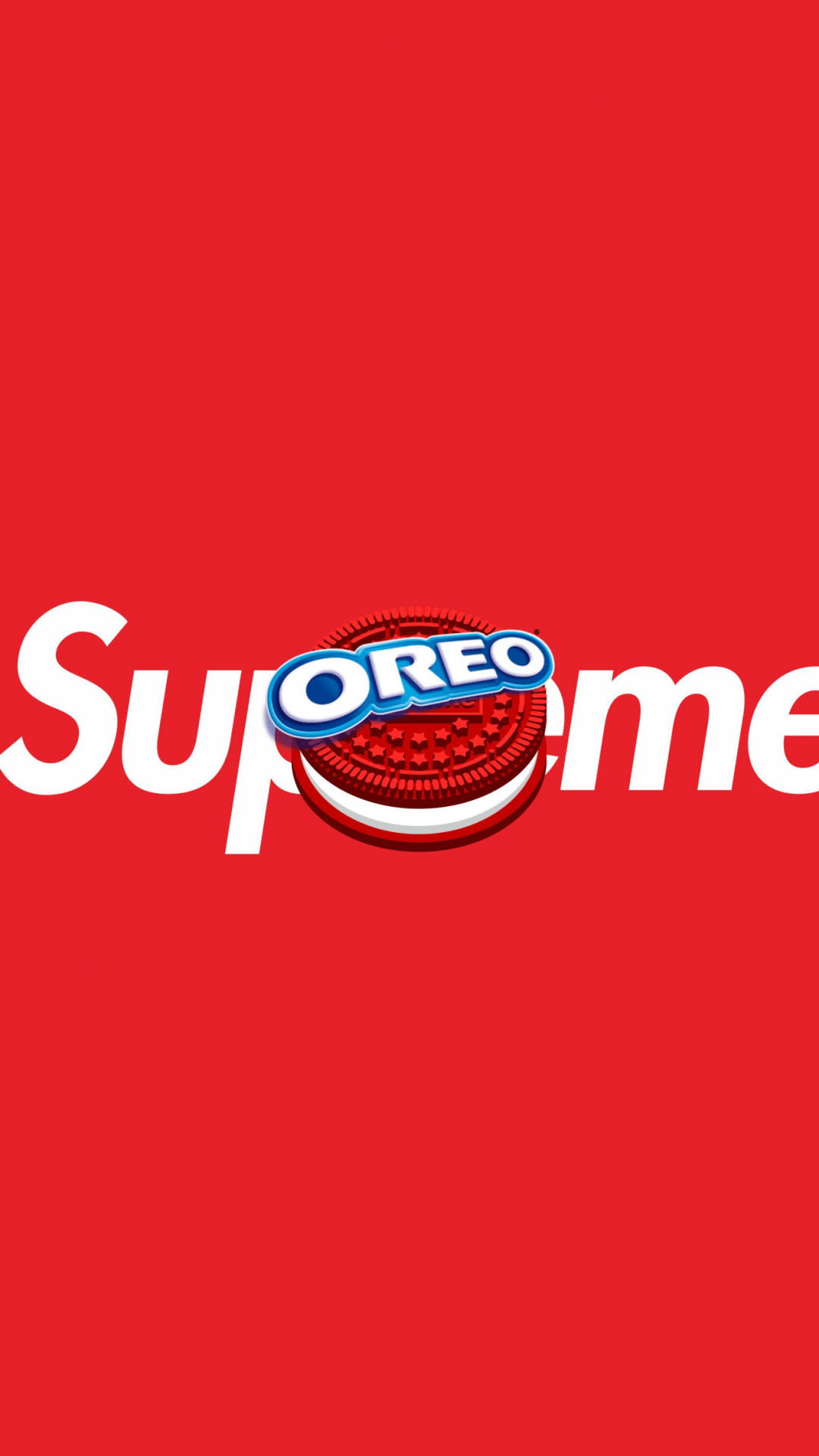 Oreo Supreme wallpaper for iPhone and Android - Supreme, Oreo