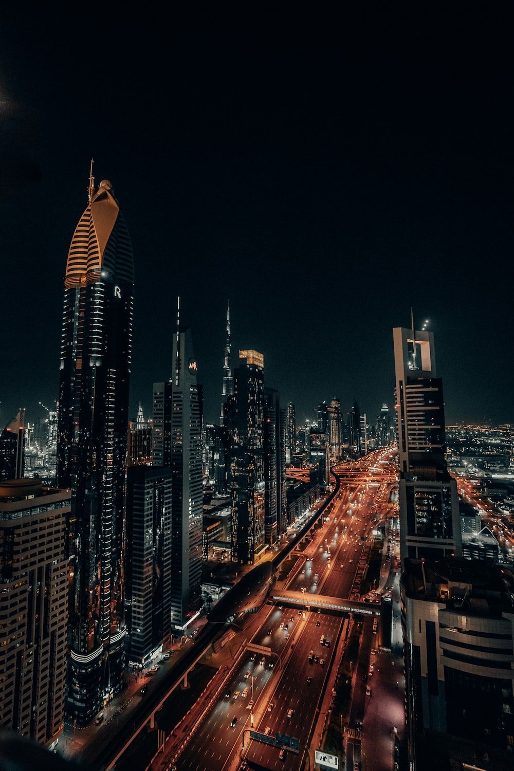 Dubai Night Picture. Download Free Image